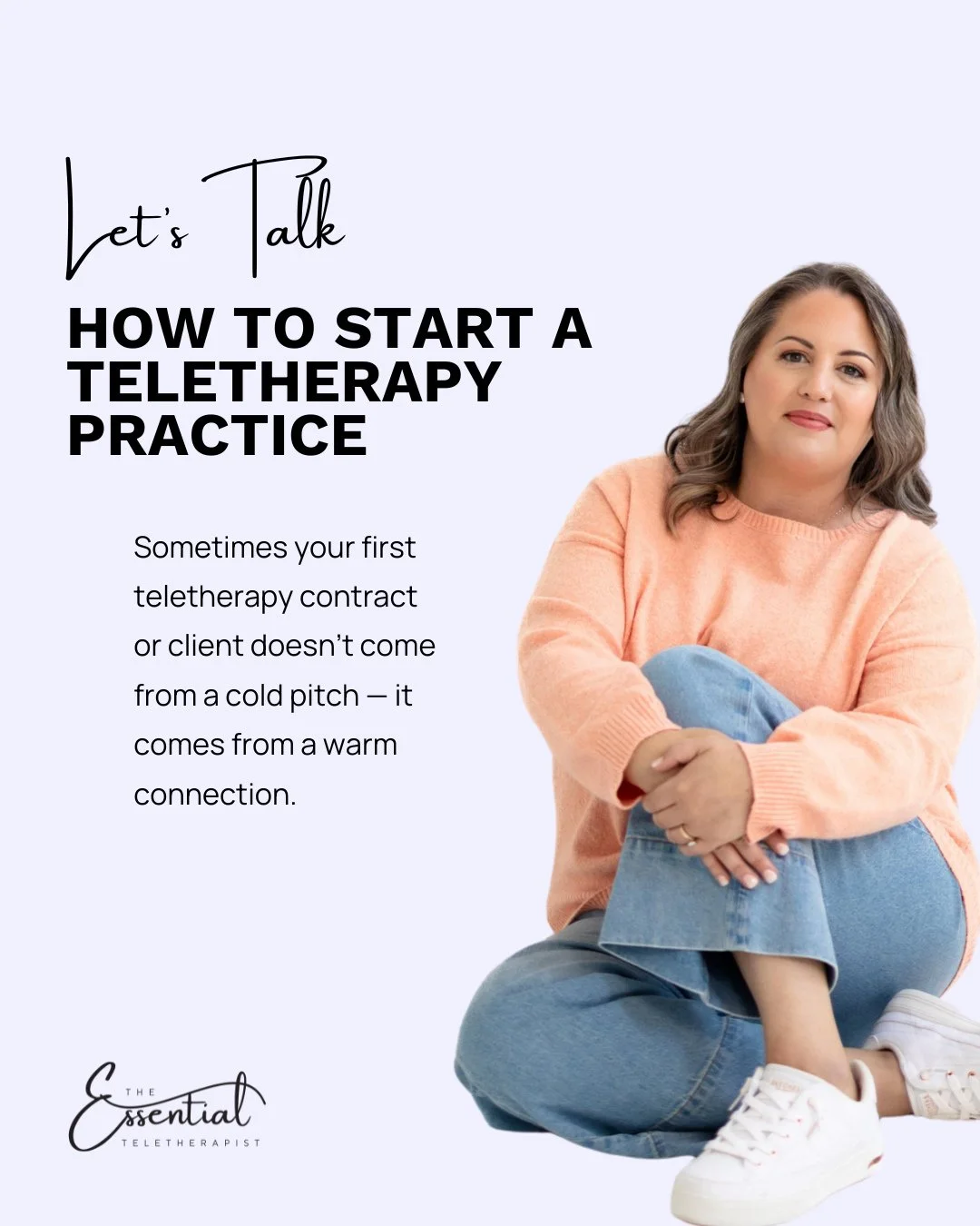 You don&rsquo;t have to start from scratch when you&rsquo;re building your teletherapy practice, you can start with the relationships you already have, and start with just one client.⁠
⁠
Reach out to your past school districts, private clients, or co