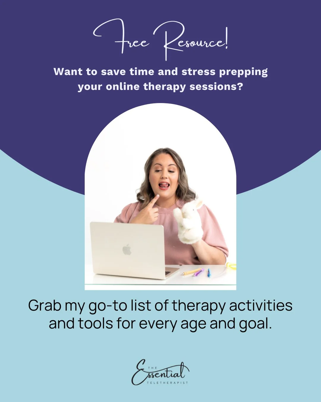 Are you getting started with teletherapy and not sure where to begin? ⁠
⁠
I&rsquo;ve got you covered.⁠
My quick start list for SLPs is a free download designed to point you in the right direction for &quot;the best bang for your buck&quot; virtual th