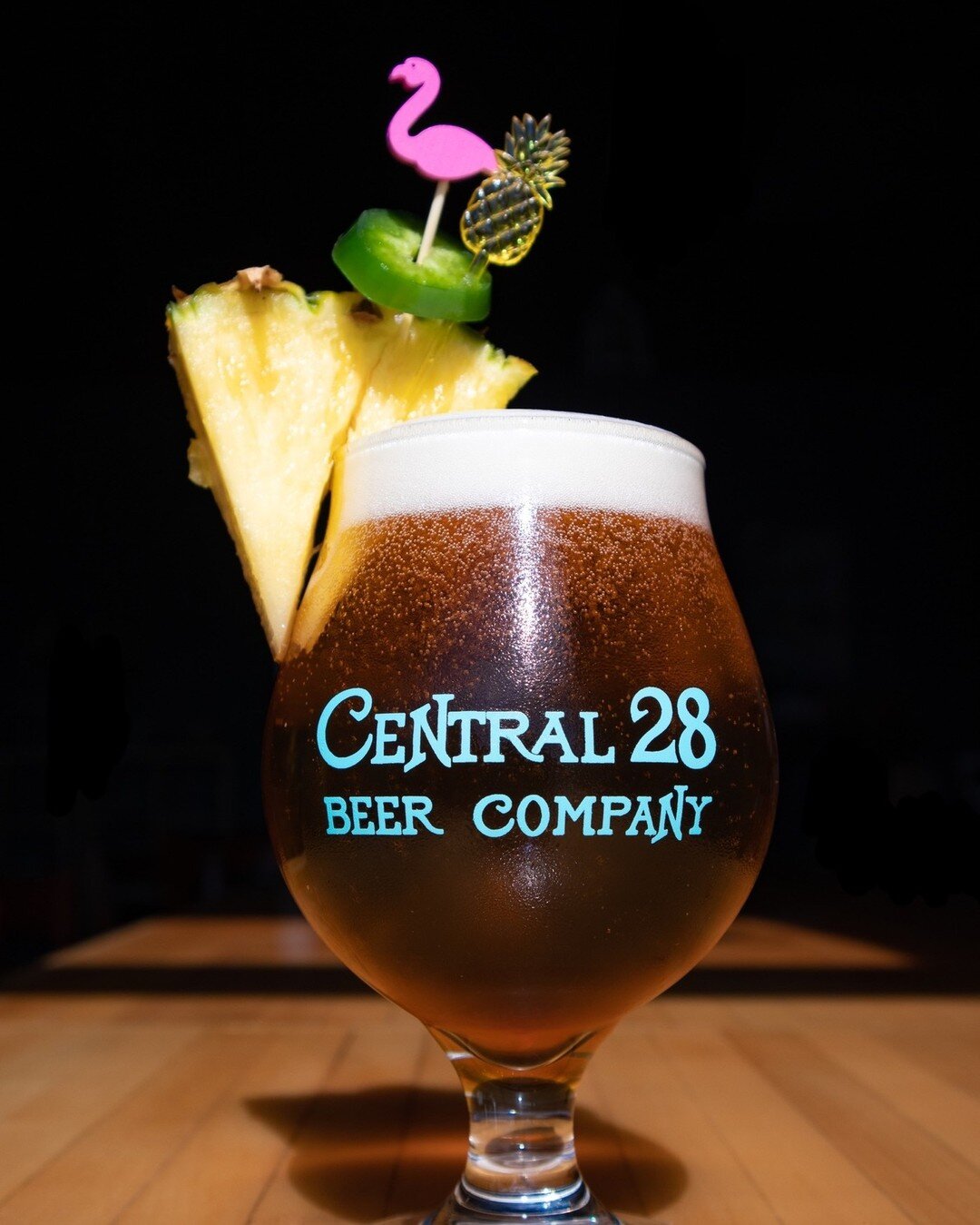 Summer's not over yet, so why not say &quot;Hello&quot; to this drink ?

Hot and Refreshing at the same time, 'Hello Summer' is a Pineapple Jalape&ntilde;o Sour brought to you by Central 28 Beer Co. 

Garnished with Fresh Pineapple, this drink is swe