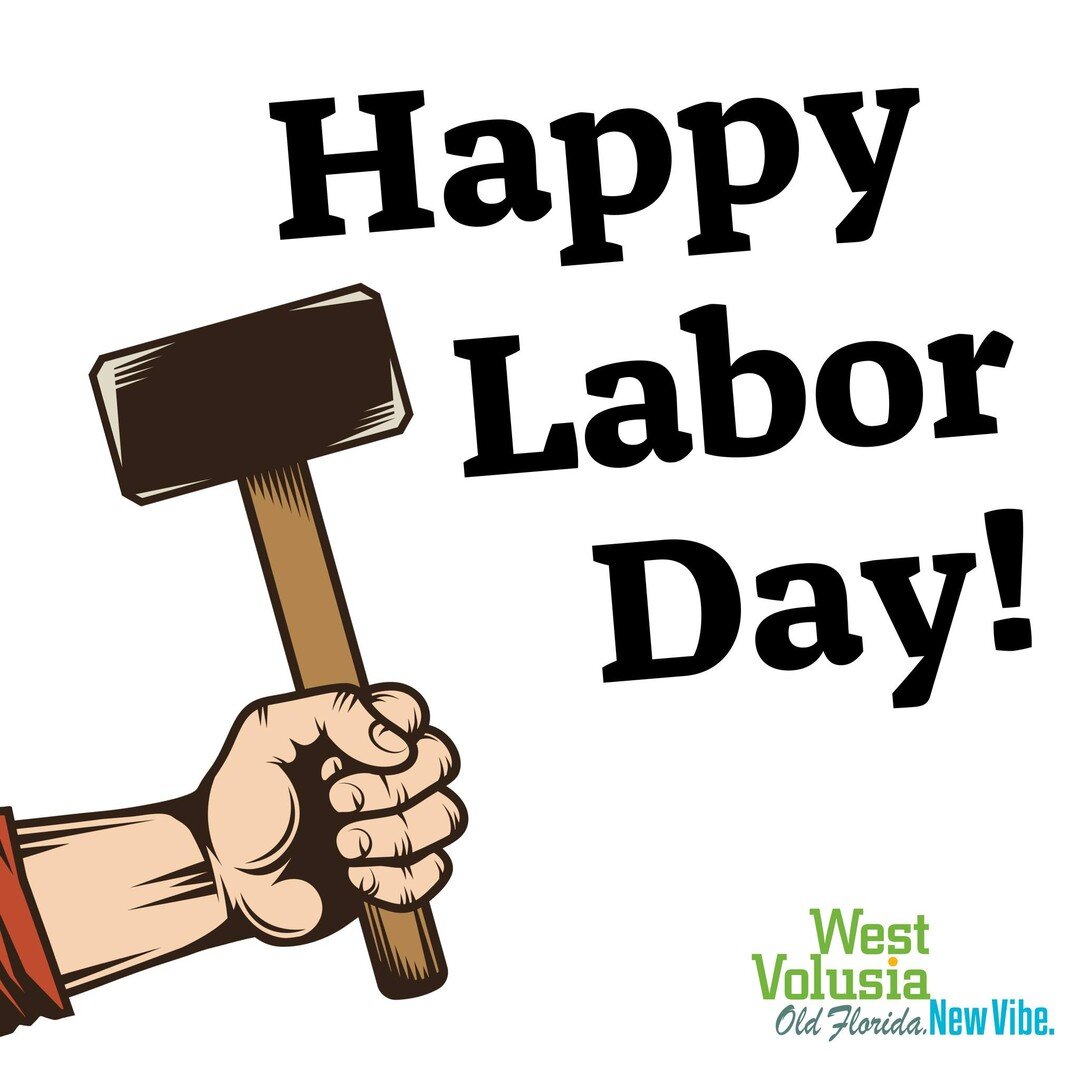 We're taking the day off.... and so should you! Happy Labor Day!

#visitwestvolusia #oldfloridanewvibe