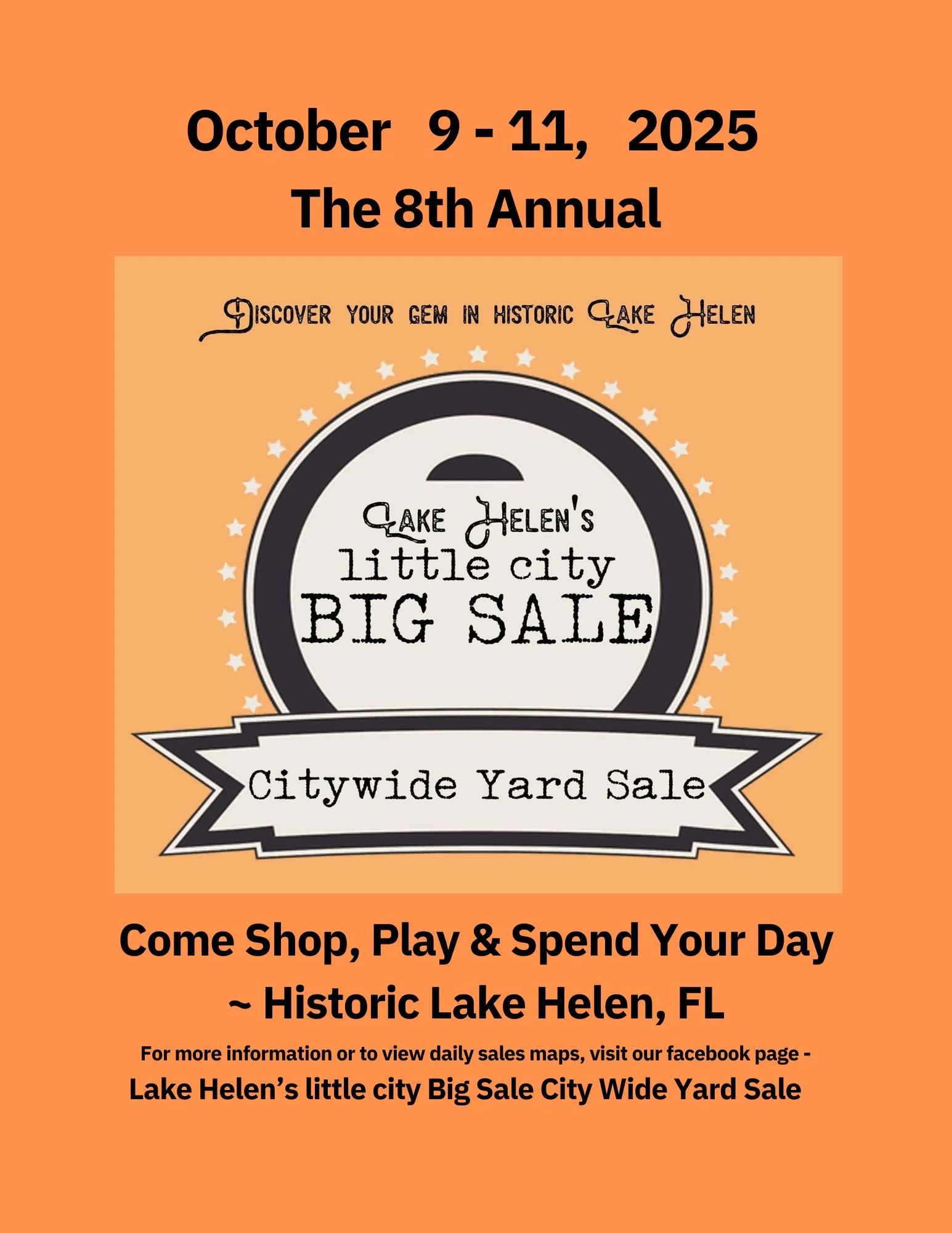 Lake Helen little city BIG SALE City Wide Yard Sale