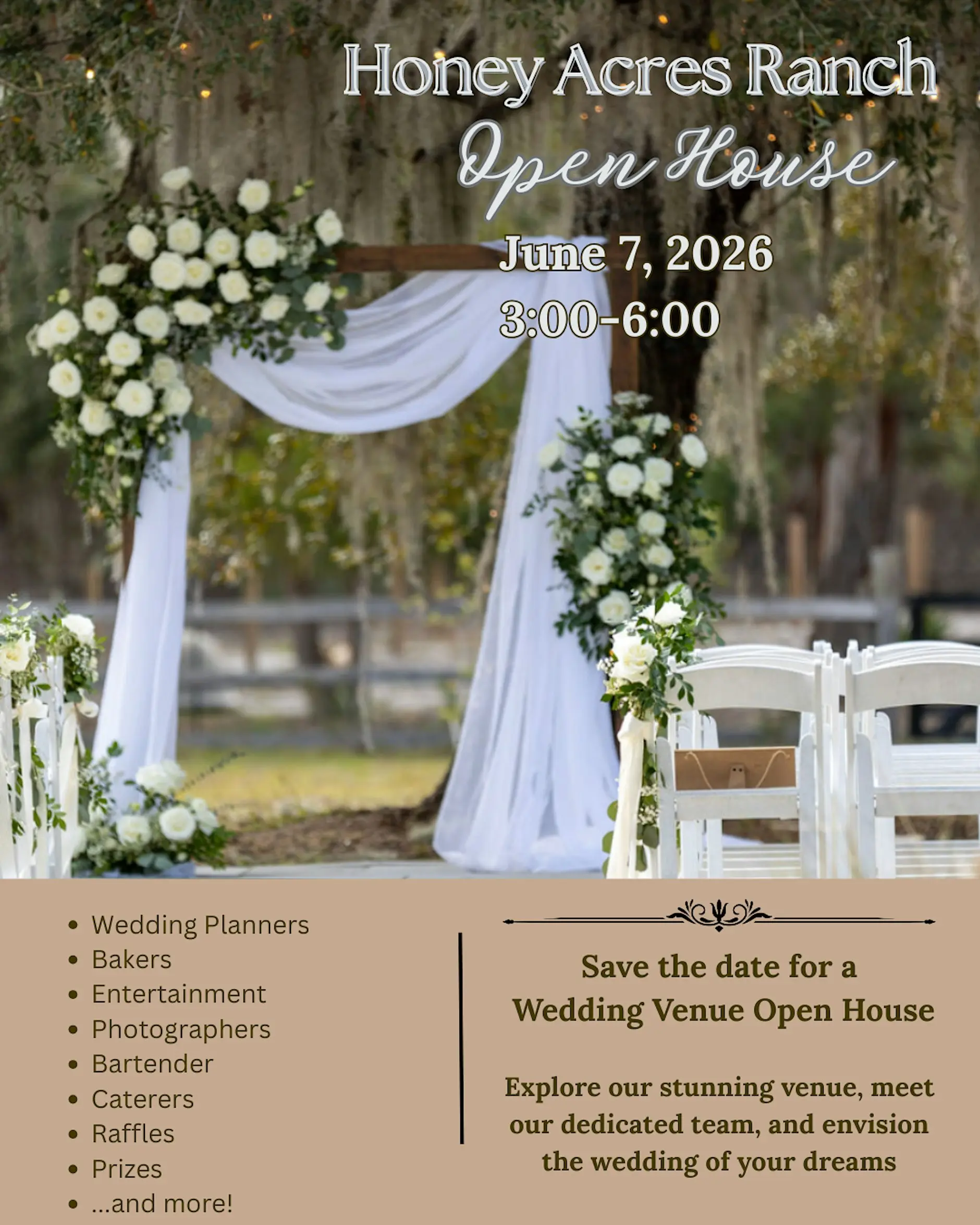 Honey Acres Ranch and Wedding Venue DeLand Open House