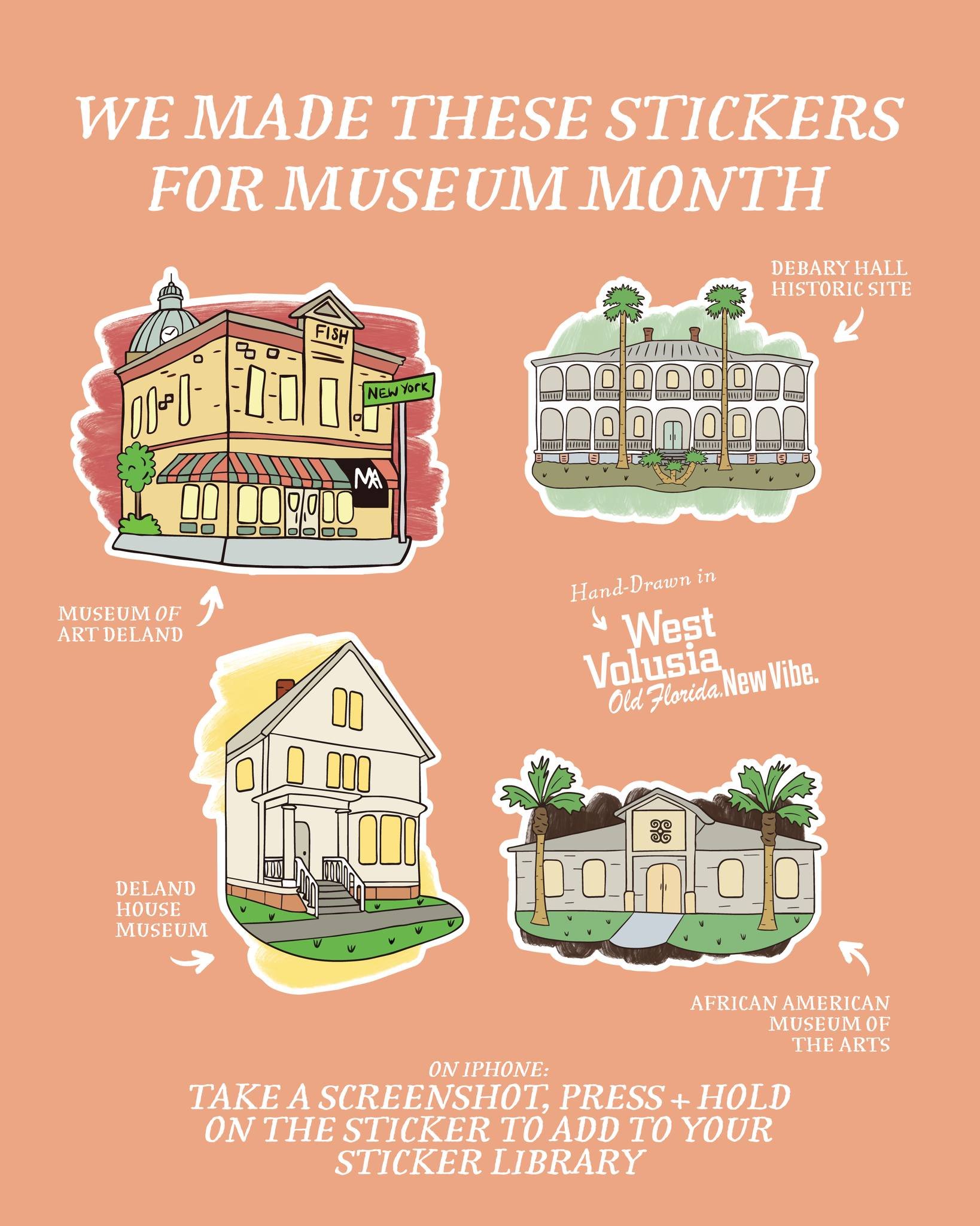 Happy International Museum Day! 🏛️ To celebrate the day (and month) we made these phone stickers so you can react accordingly to all your messages friends and family and maybe even use them to invite a buddy to a specific museum! 

From gallery hopp