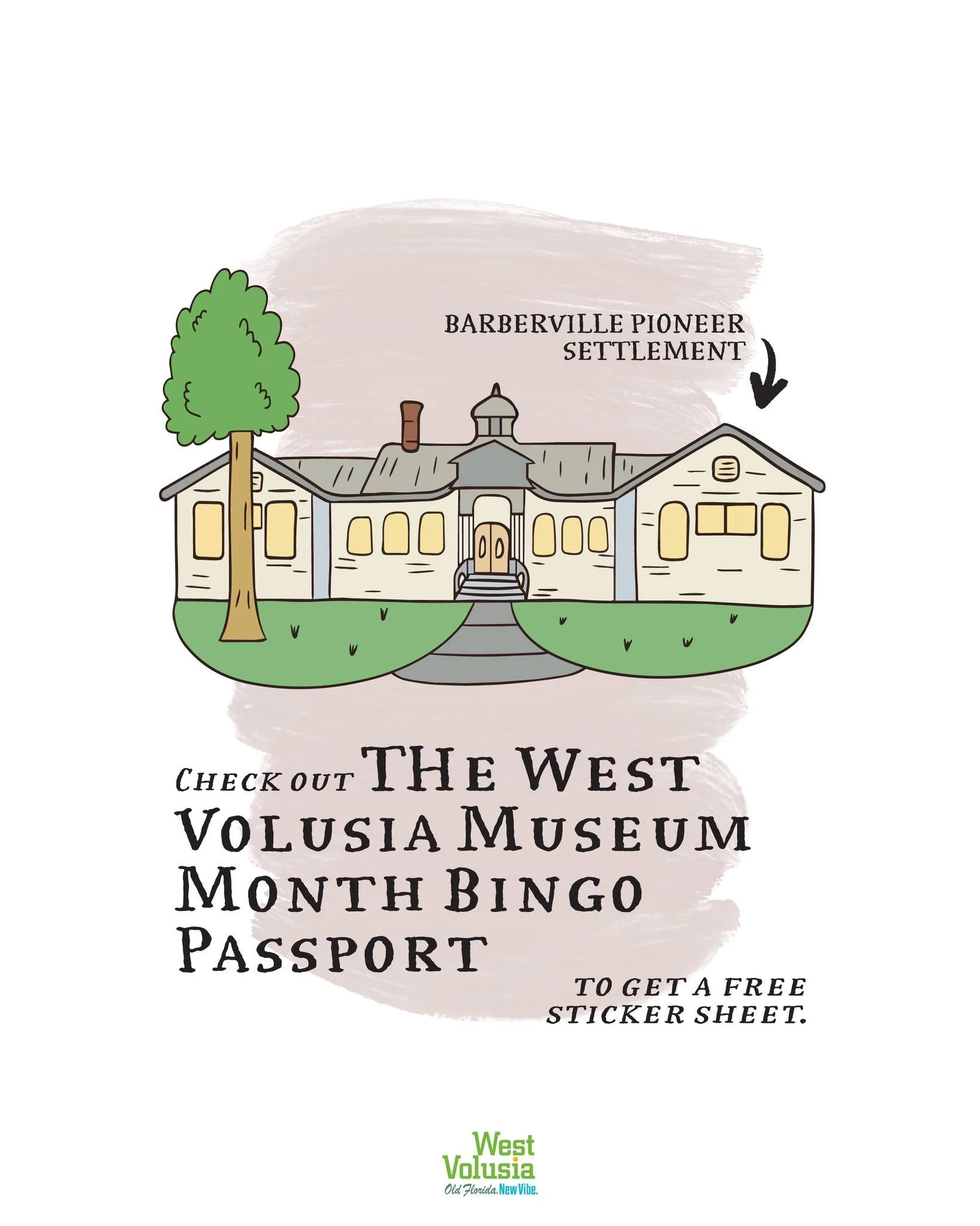 Check out the Barberville Pioneer Settlement during Museum Month! 

This living history museum spans 30 acres and preserves the heritage of rural Florida through a collection of 18 historic structures. You can explore the 1919 Central High School, an