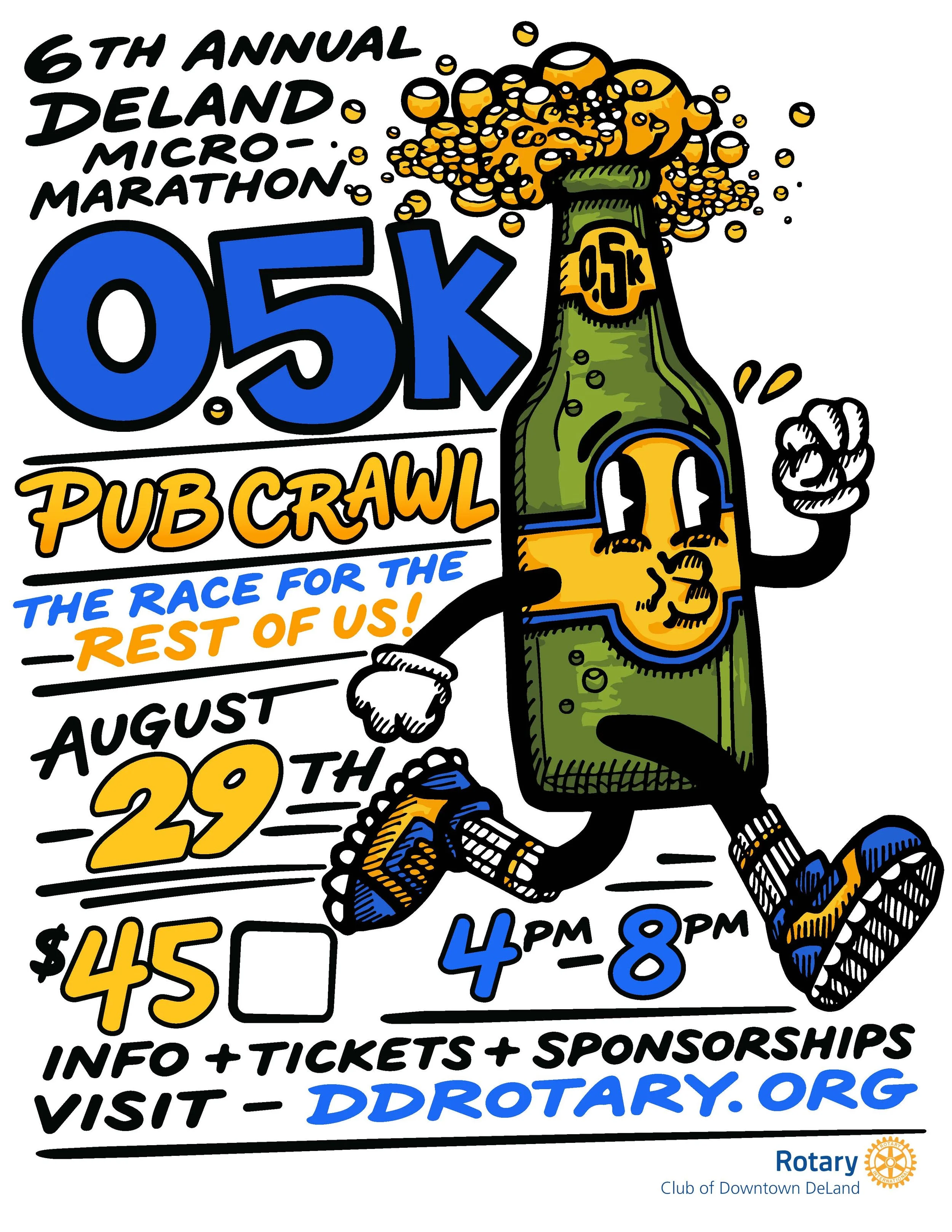 Micro Marathon 0.5K Pub Crawl DeLand