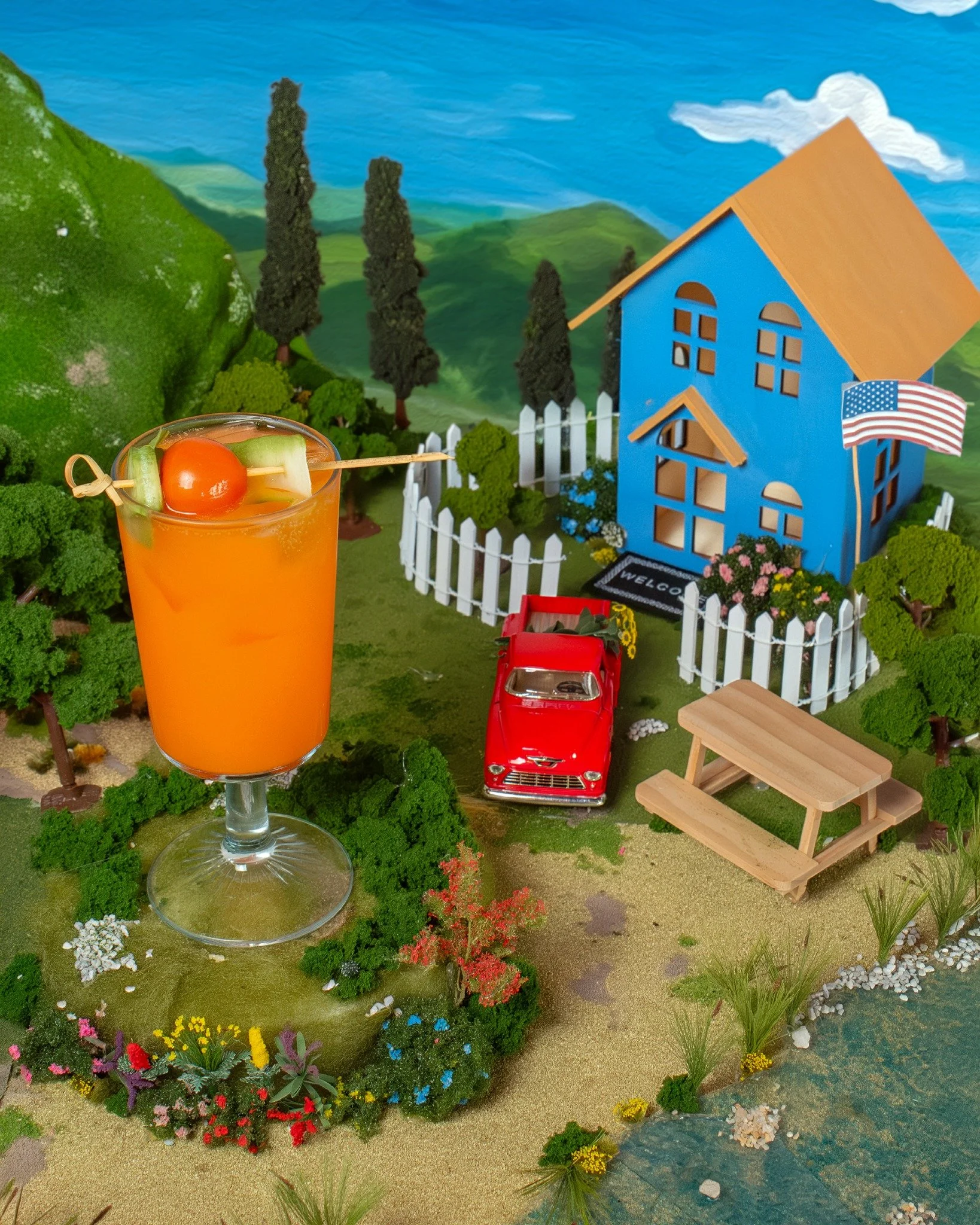 Forget the concrete stretches of the turnpike, the Garden State Spritz is a direct scenic route straight to the lush beauty of the Garden State! Trilogy Kitchen's bubbly prosecco spritz features a delicious and refreshing blend of fresh carrot, ginge