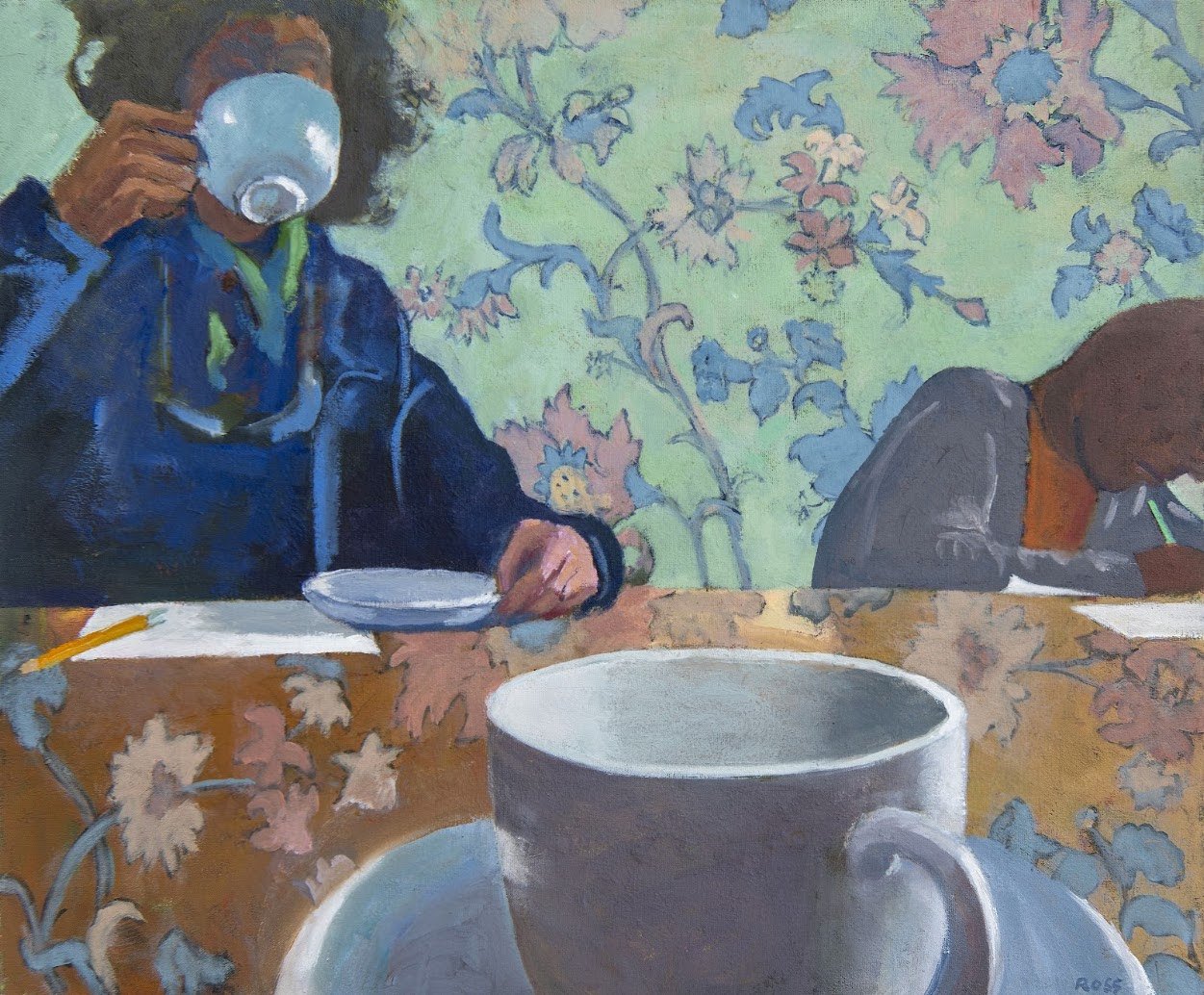 Robert Ross, Coffee, 2023, Oil on Canvas, 20 x 24 in. Photo: The Canovas Photography