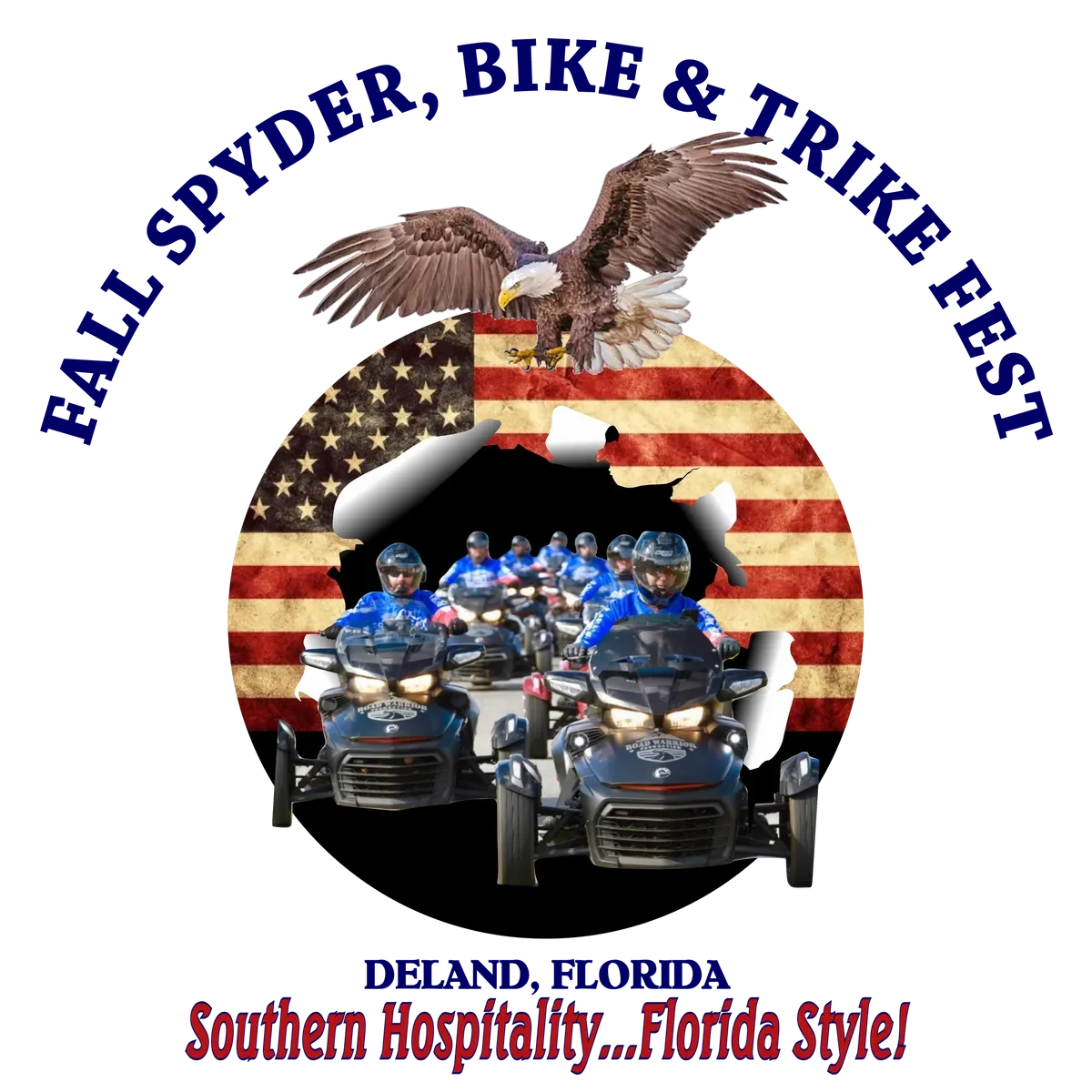 Fall Spyder, Bike, Trike Fest in DeLand, Florida