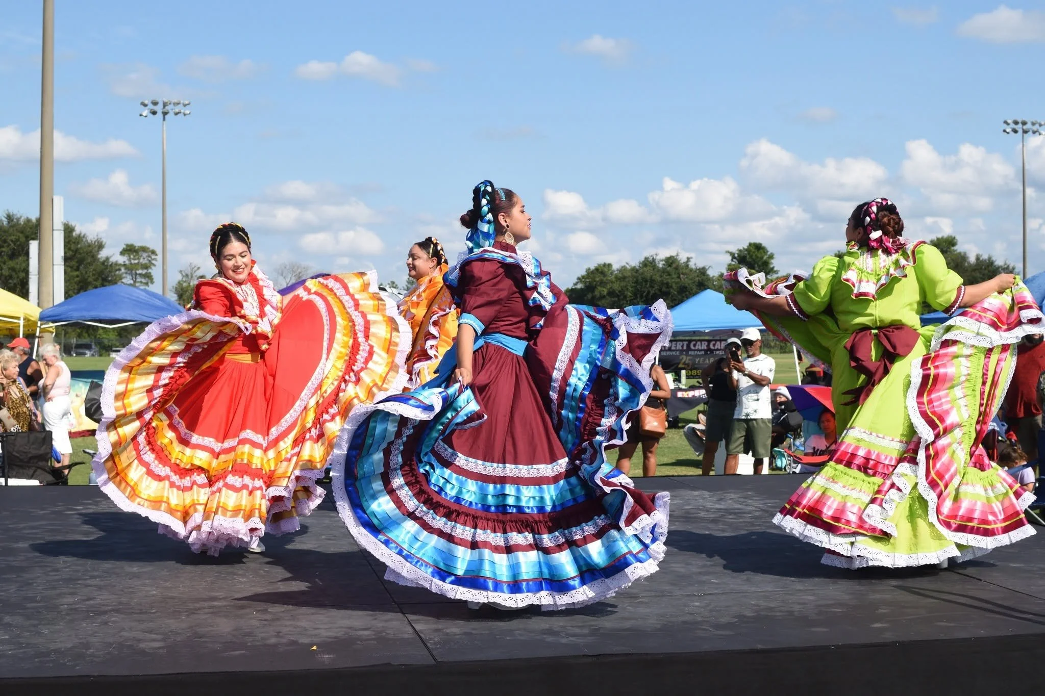 Dancers at the Latin Arts and Musical Festival in Deltona.