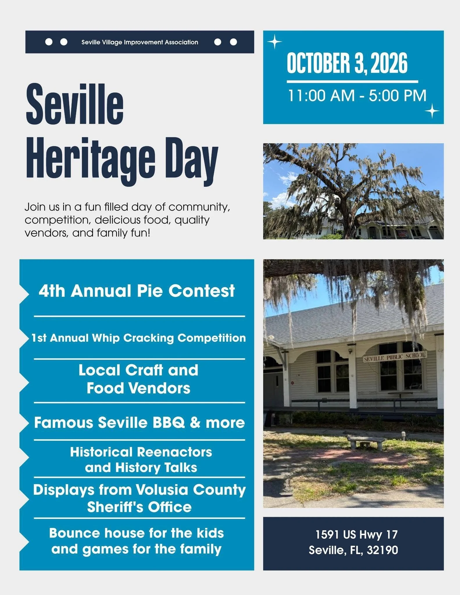 Activities happening at Seville Heritage Day