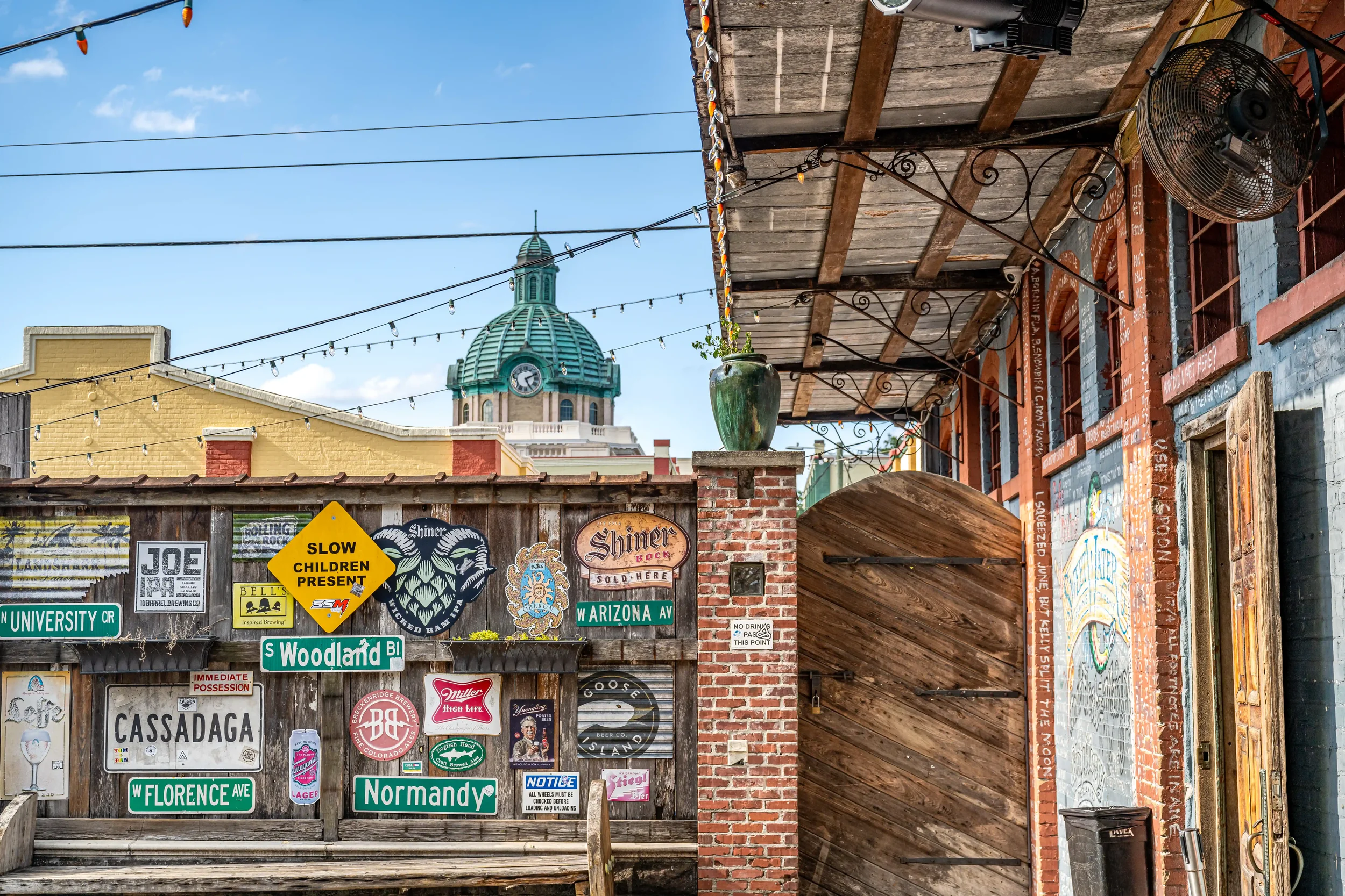 Recognized as an award-winning main street, Downtown DeLand blends historic charm with a contemporary vibe. It boasts eclectic boutique shopping, acclaimed dining, and vibrant public art murals.