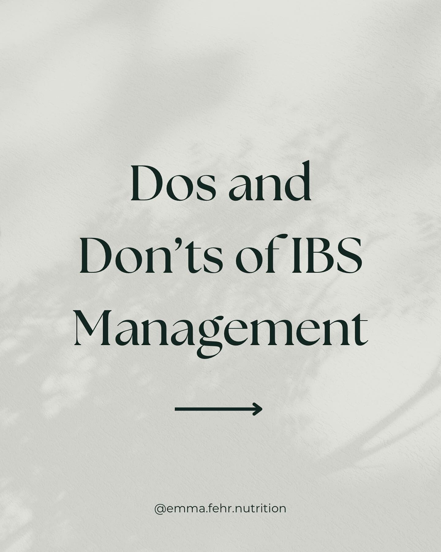 When it comes to managing IBS make sure you have a credible professionals helping you!

Treatment options are complex and symptoms of IBS are also similar to more serious GI disorders. 

ALWAYS get checked out by a Gastroenterologist first to determi
