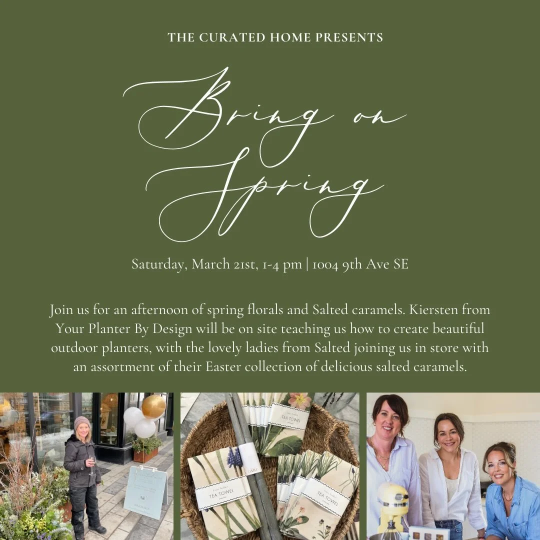 Mark your calendars for our 6th annual &lsquo;Bring On Spring&rsquo; event. 

Join us in Inglewood on Saturday March 21st from 1-4 pm. 

In addition to Your Planter By Design owner, Kiersten Olsen, providing her outdoor planter demonstration, the lov