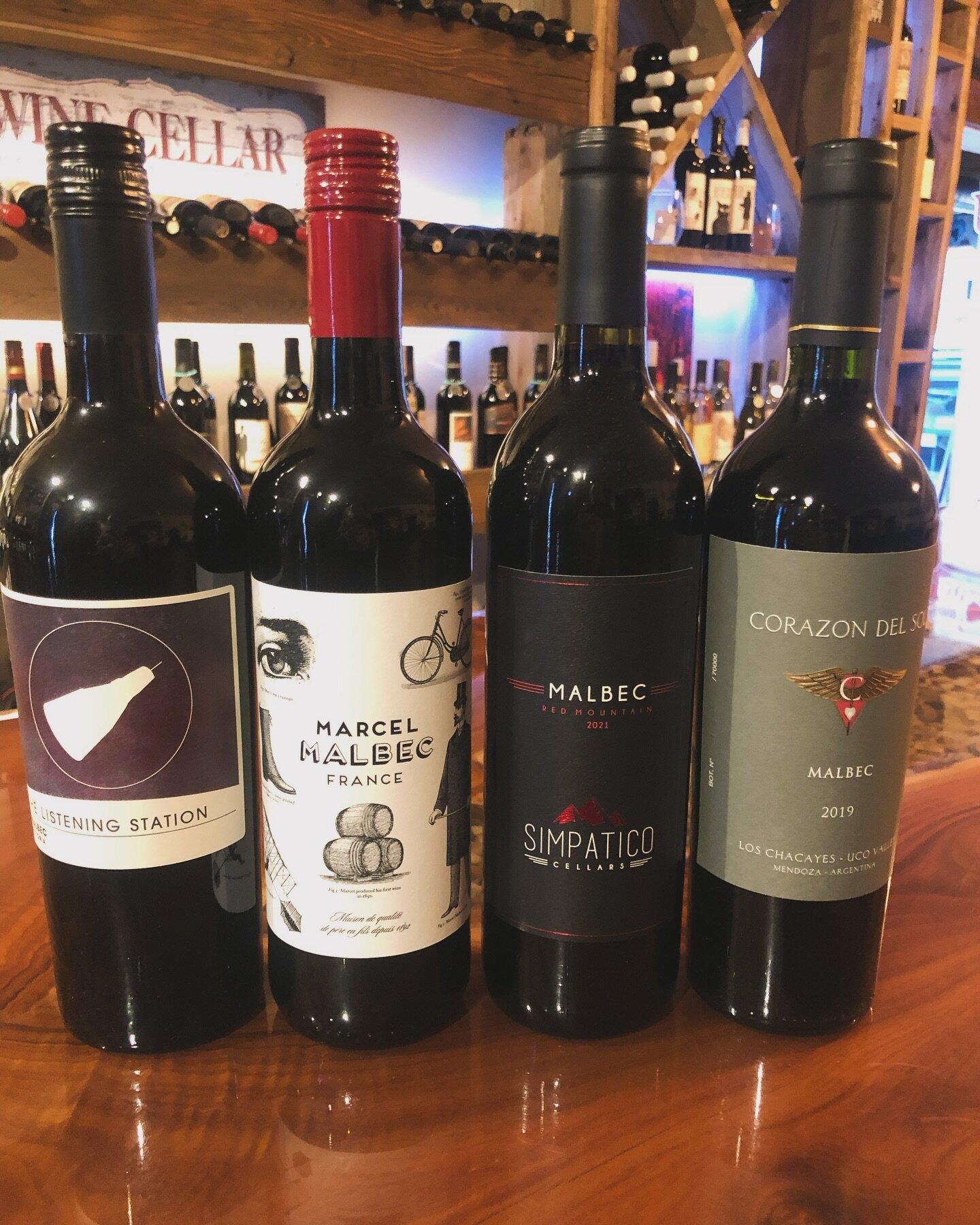 It&rsquo;s Malbec night this week at #winewednesday🍷 Featuring wines from Australia, France, Washington, and Argentina!🌎 Come hang with us in the wine room this Wednesday from 4-7 and get to taste some delicious wines from all over the world! We wi