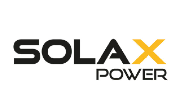 Solax Power logo with company name and stylized yellow and red X