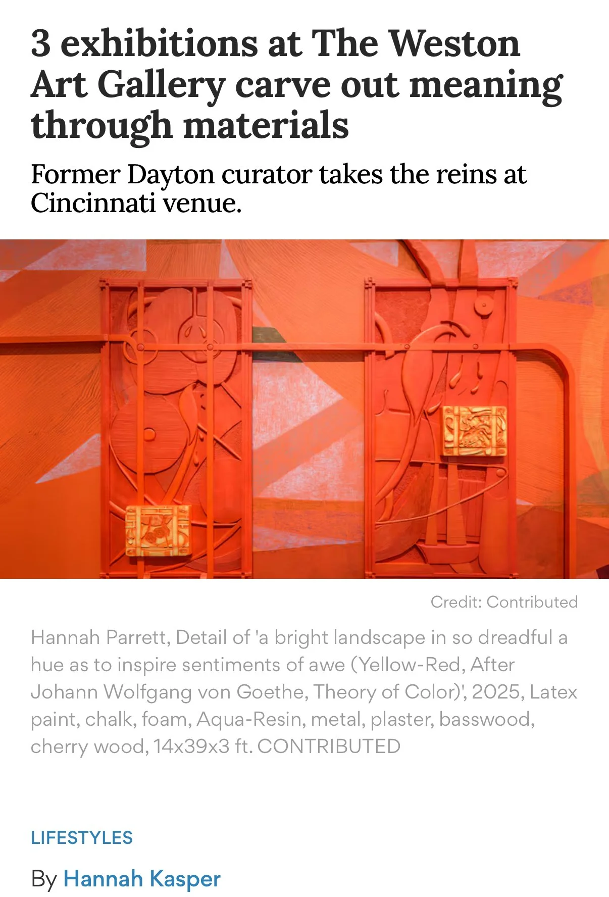 The Weston Art Gallery review August 2025