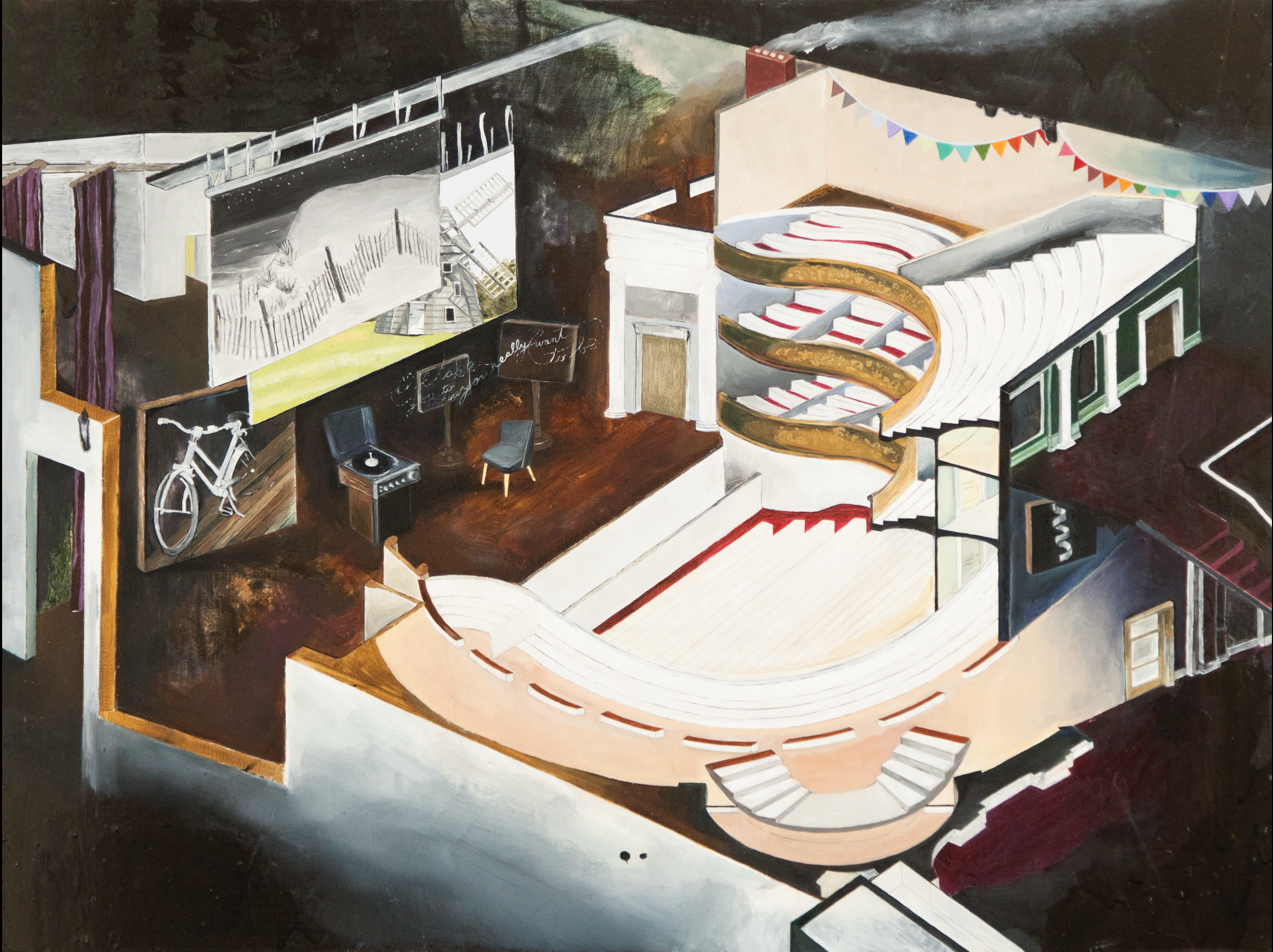 She is You, Oil on Wood