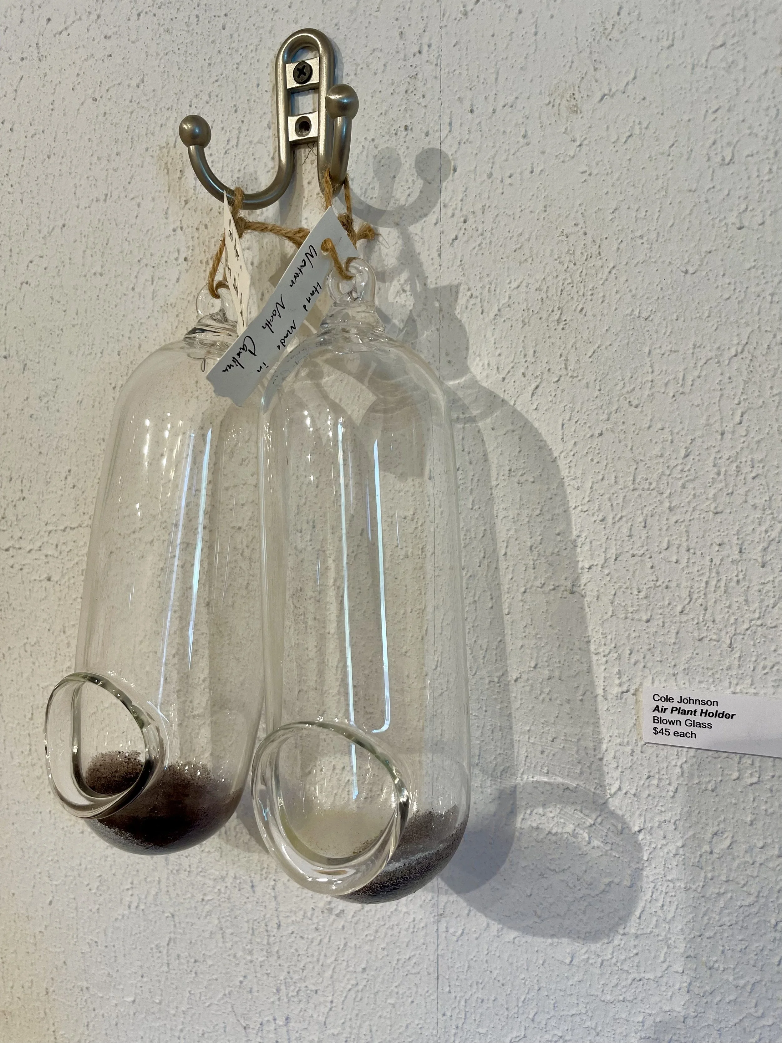 Air Plant Holder-$45 each  Artist: Cole Johnson