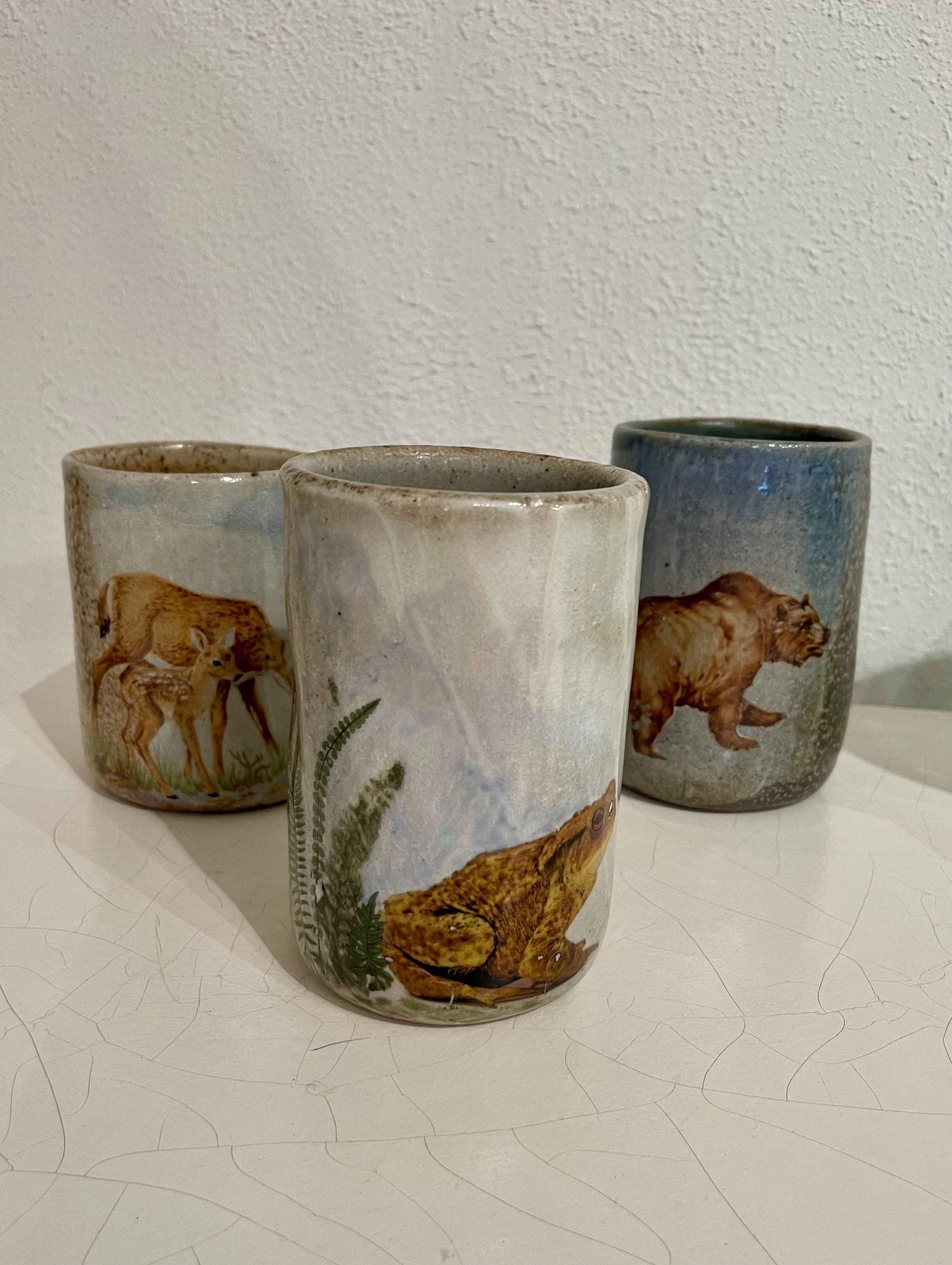 Tumbler  $56 each  Artist: Rose Hardesty