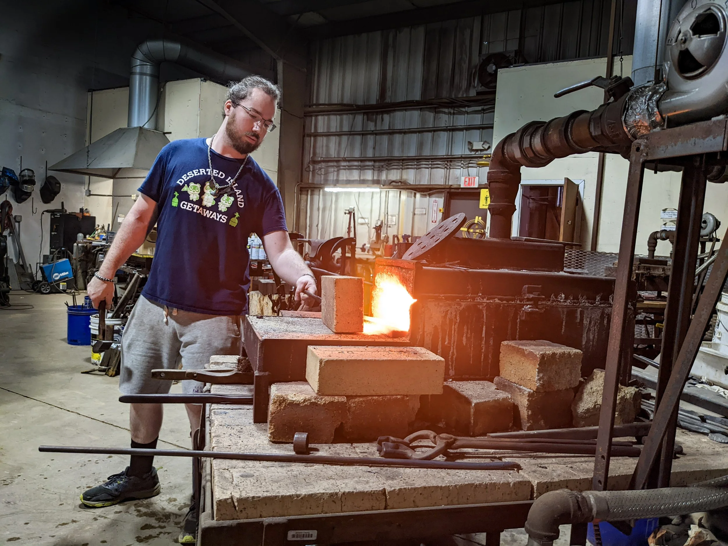 Glass Blowing Studio Rentals Using Landfill Gas - Dillsboro, North Carolina