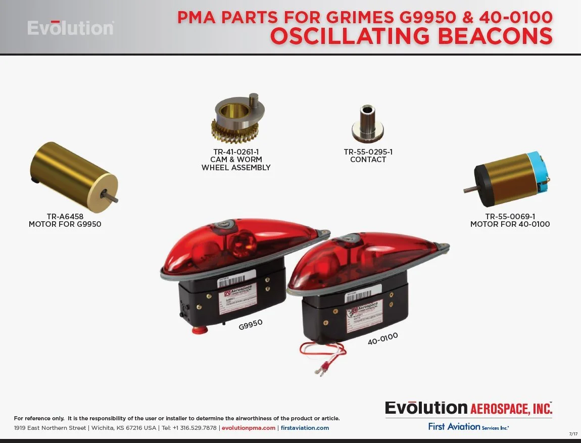 Grimes G9950 &amp; 40-0100 Oscillating Beacons