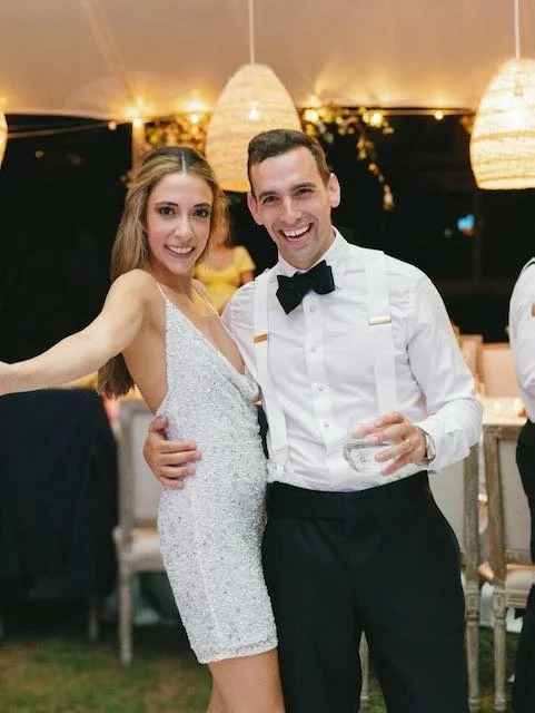 Live wedding band plays for the stylish and cool bride rocks the night away, having an unforgettable time at her wedding reception