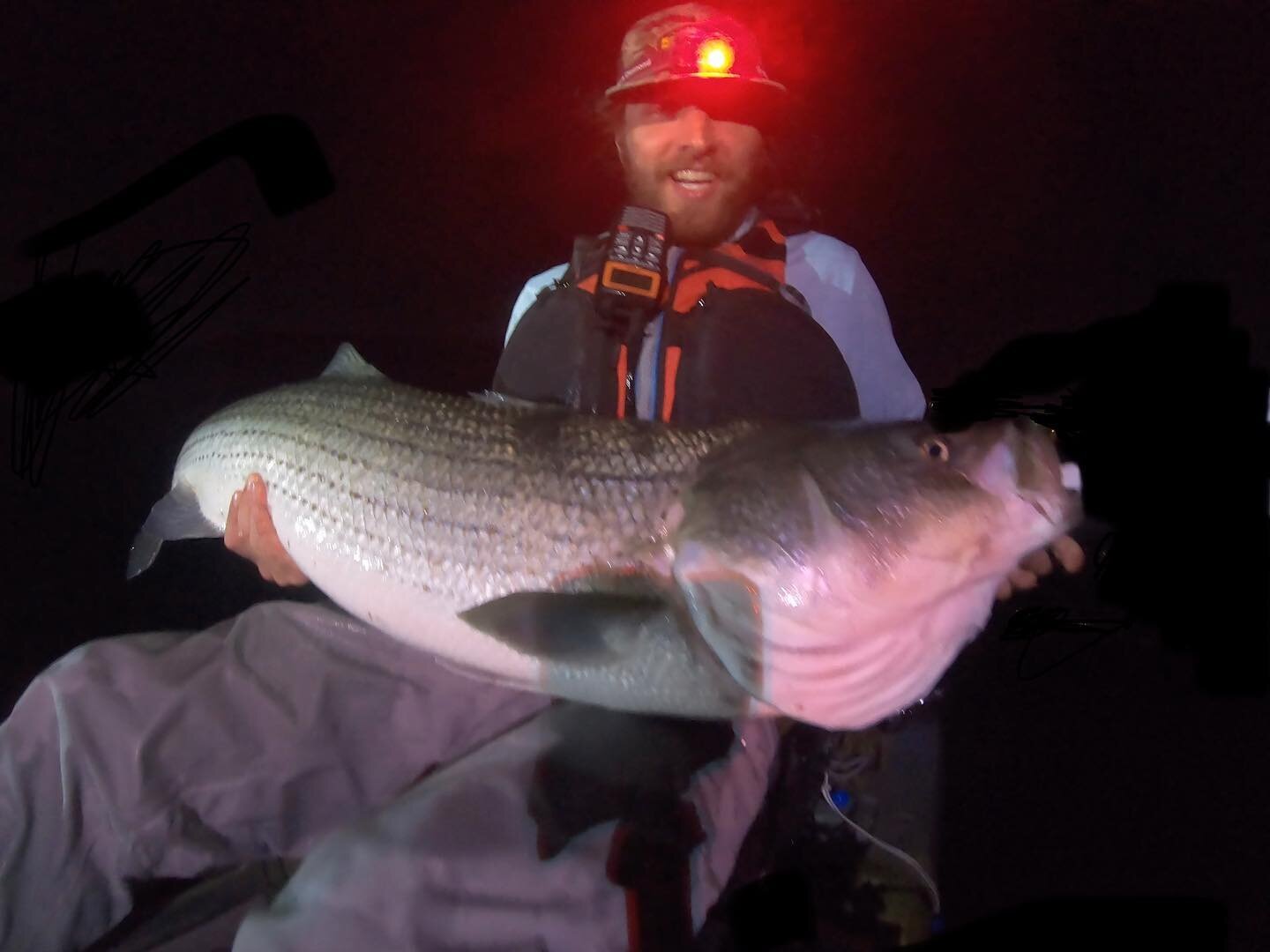 Not bad for his first fish of the year&hellip;&hellip; @derekummings Ending his mental anguish of being skunked 74 times in a row&hellip;&hellip; i&rsquo;m joking it was ony 27 .  This was fishing with friends not a guided trip , but this could be yo