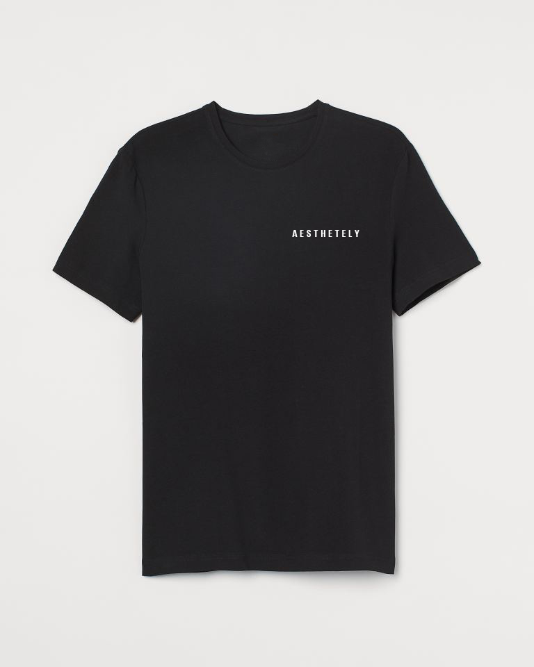 AESTHETELY Chest Logo T-Shirt