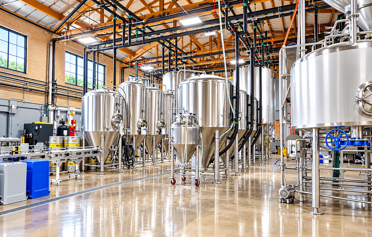 Polished Stainless Steel Brewery Interior.png