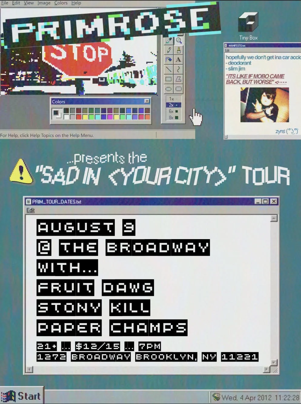 Primrose w/ Fruit Dawg, Stony Kill + Paper Champs