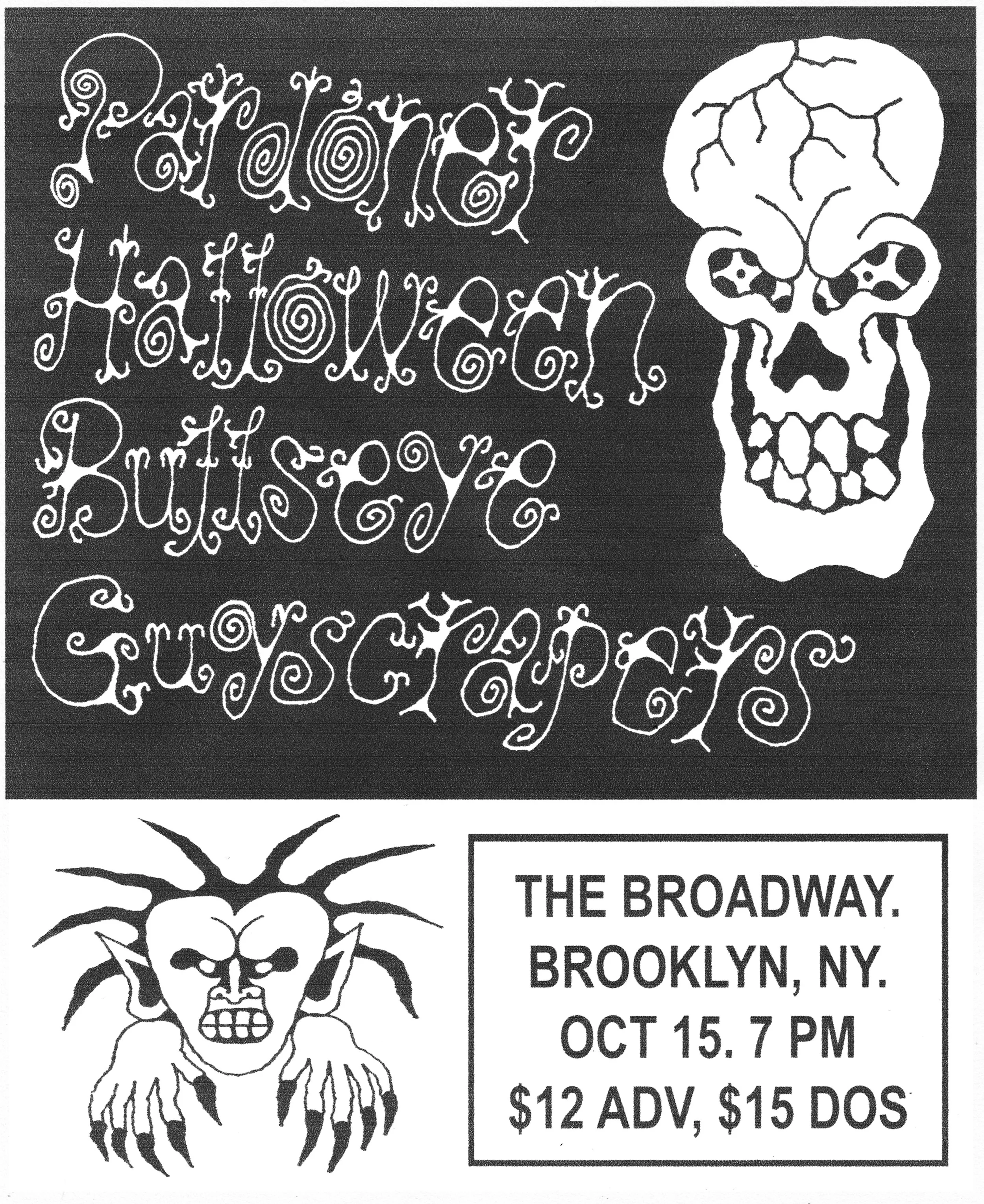 Pardoner w/ Halloween, Bullseye + Guyscrapers