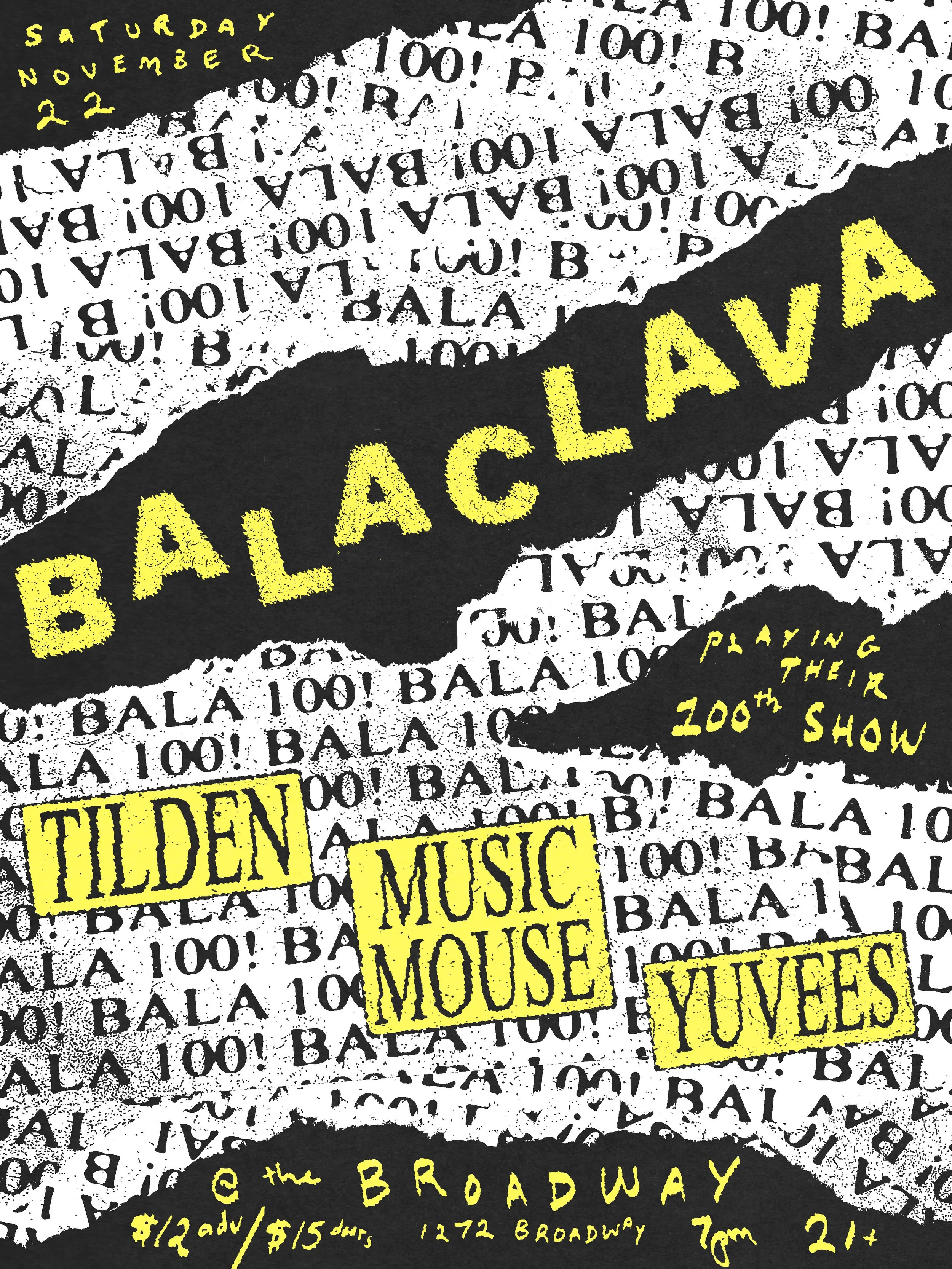 Balaclava w/ Tilden, Music Mouse + Yuvees