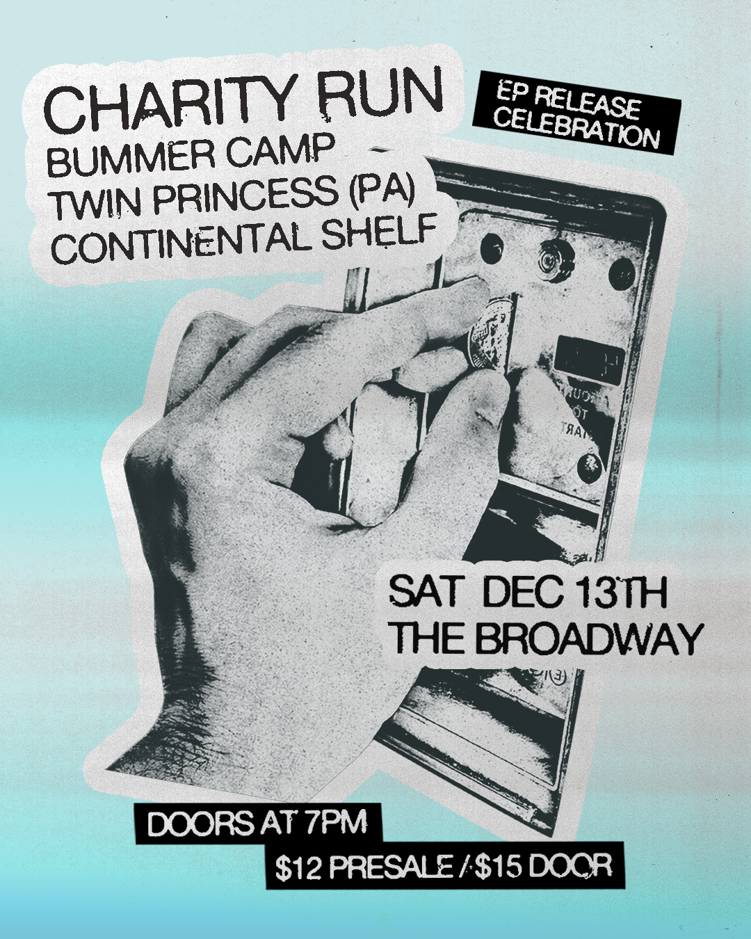 Charity Run w/ Bummer Camp, Twin Princess + Continental Shelf