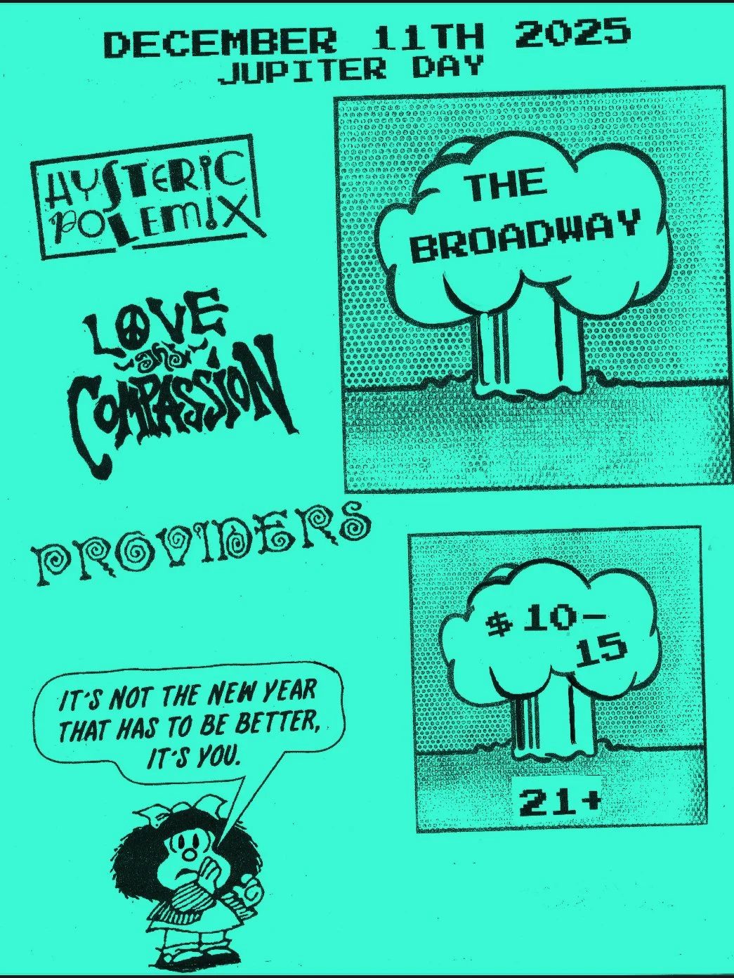 Hysteric Polemix w/ Love and Compassion + Providers