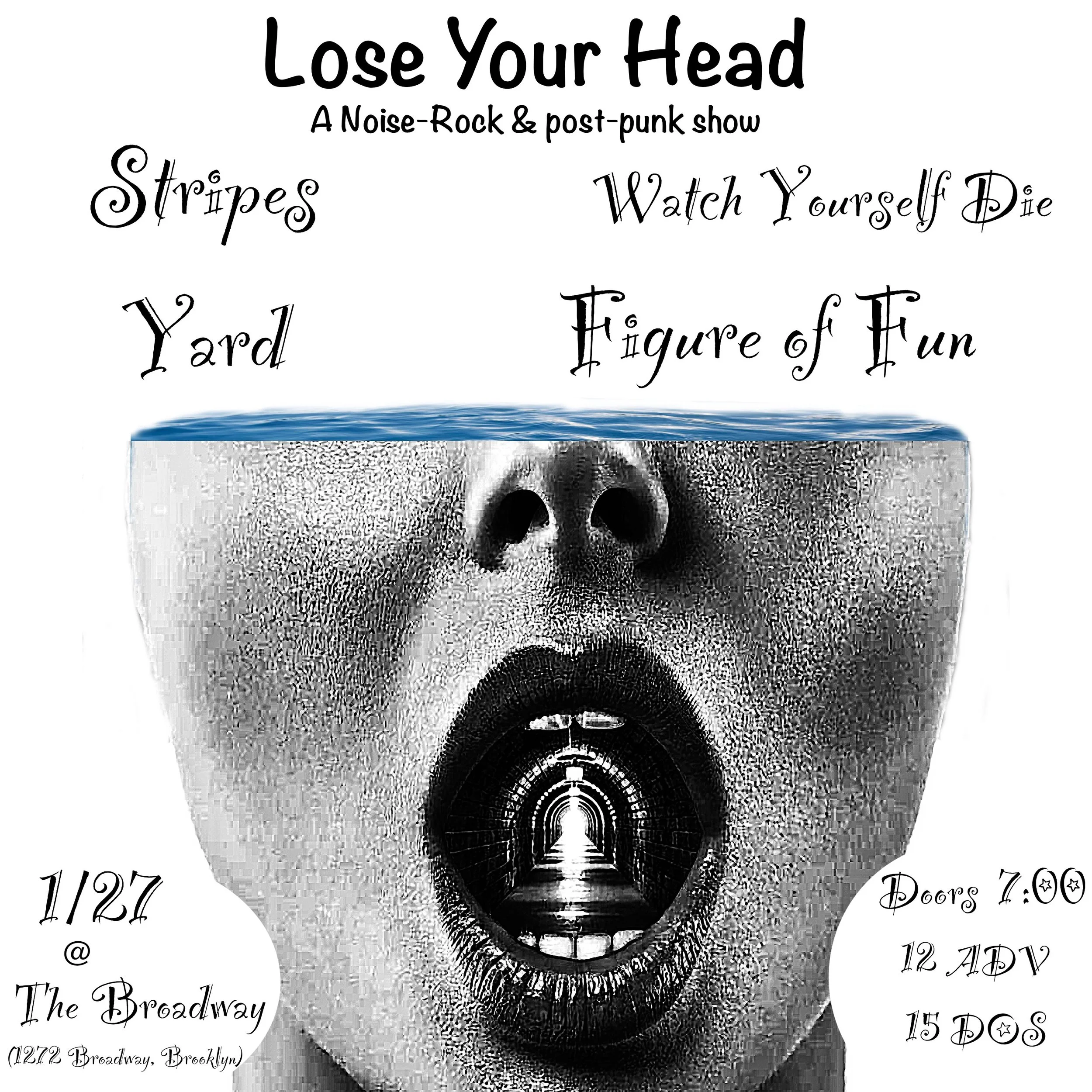 Watch Yourself Die w/ Stripes, Figure of Fun, Yard. + Bat Kid