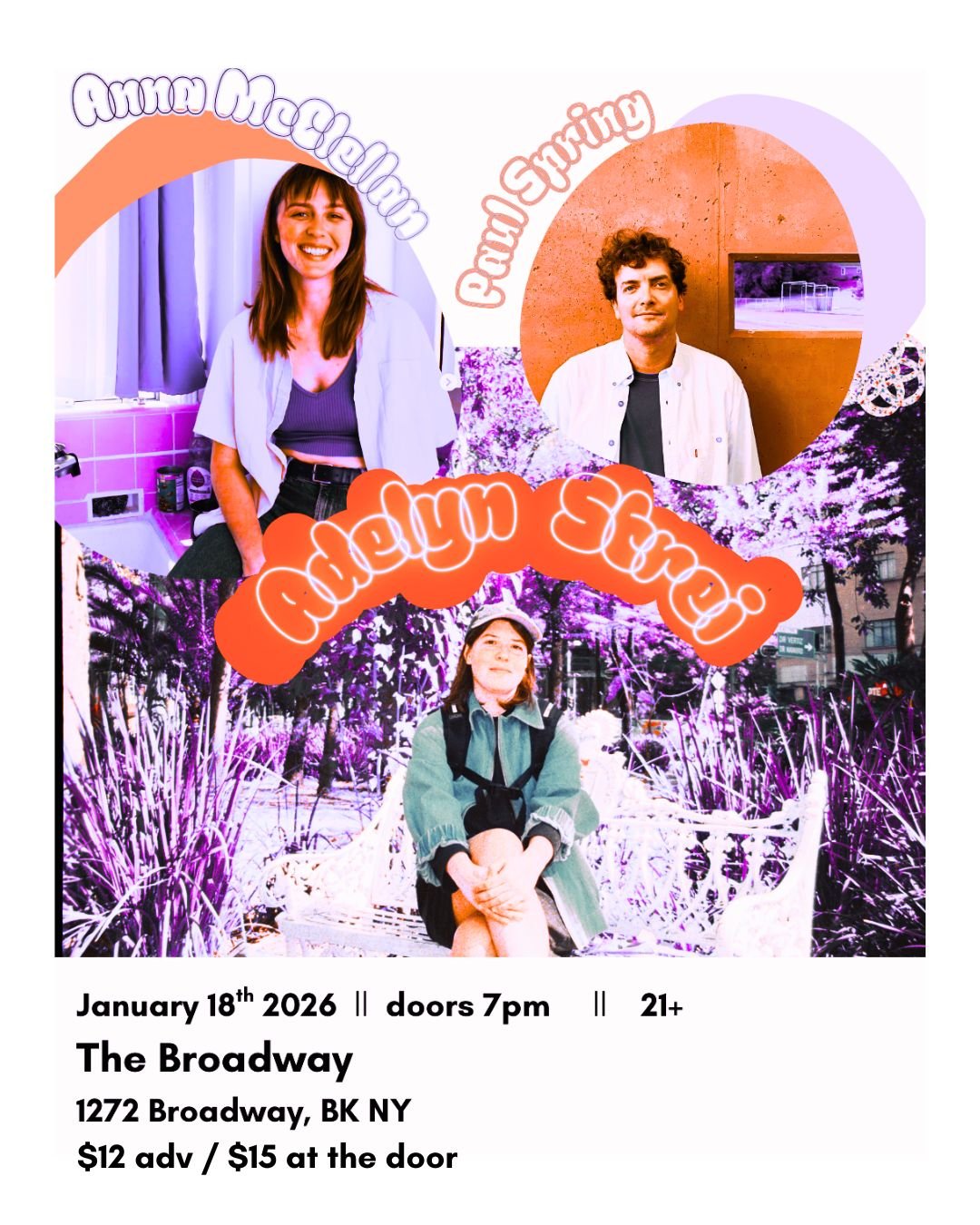 Adelyn Strei w/ Anna McClellen + Paul Spring