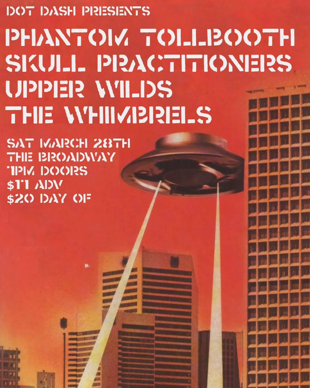 Phantom Tollbooth w/ Skull Practitioners, Upper Wilds + Whimbrels