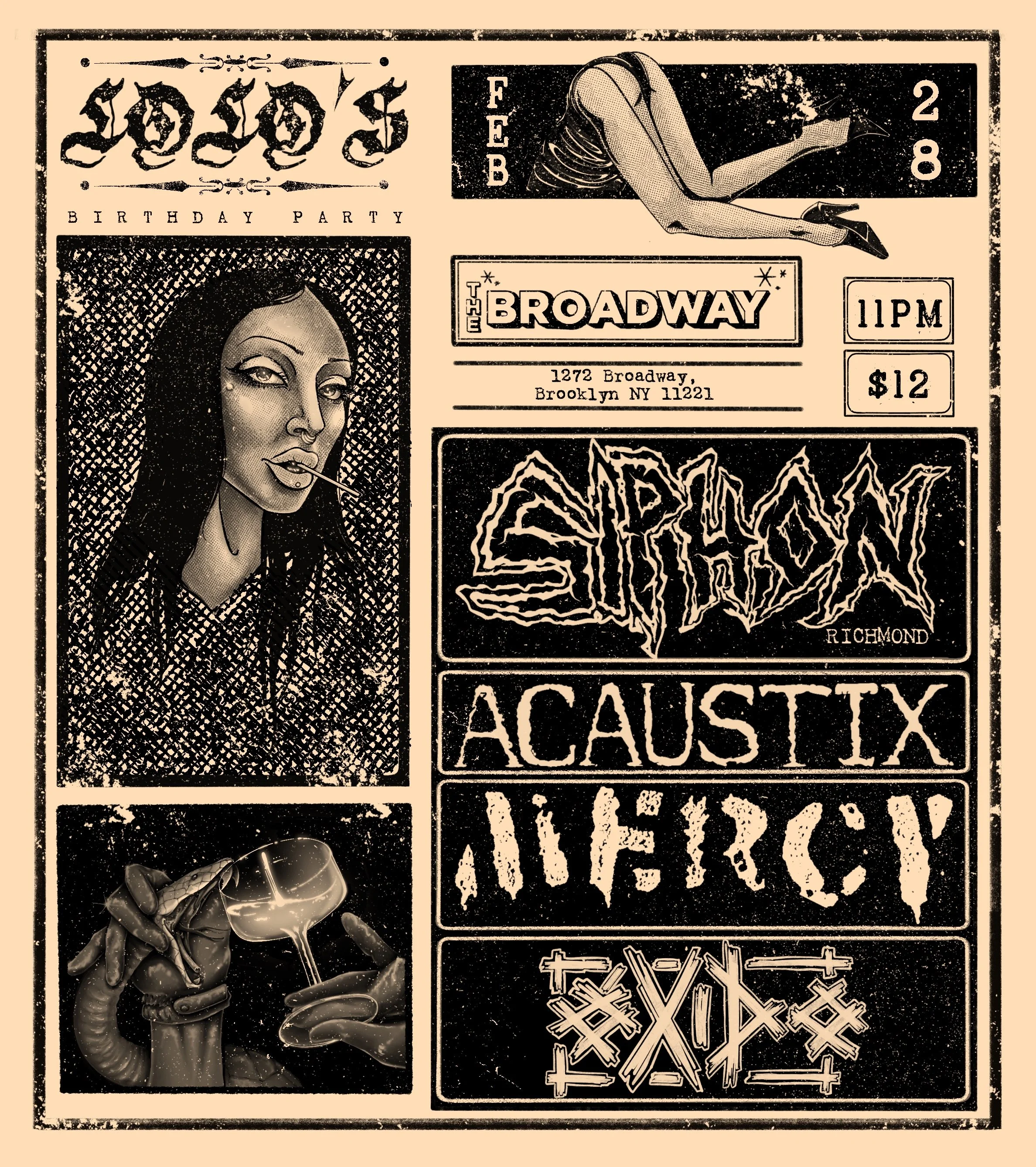 SIPHON W/ ACAUSTIX, MERCY, + OXIDO