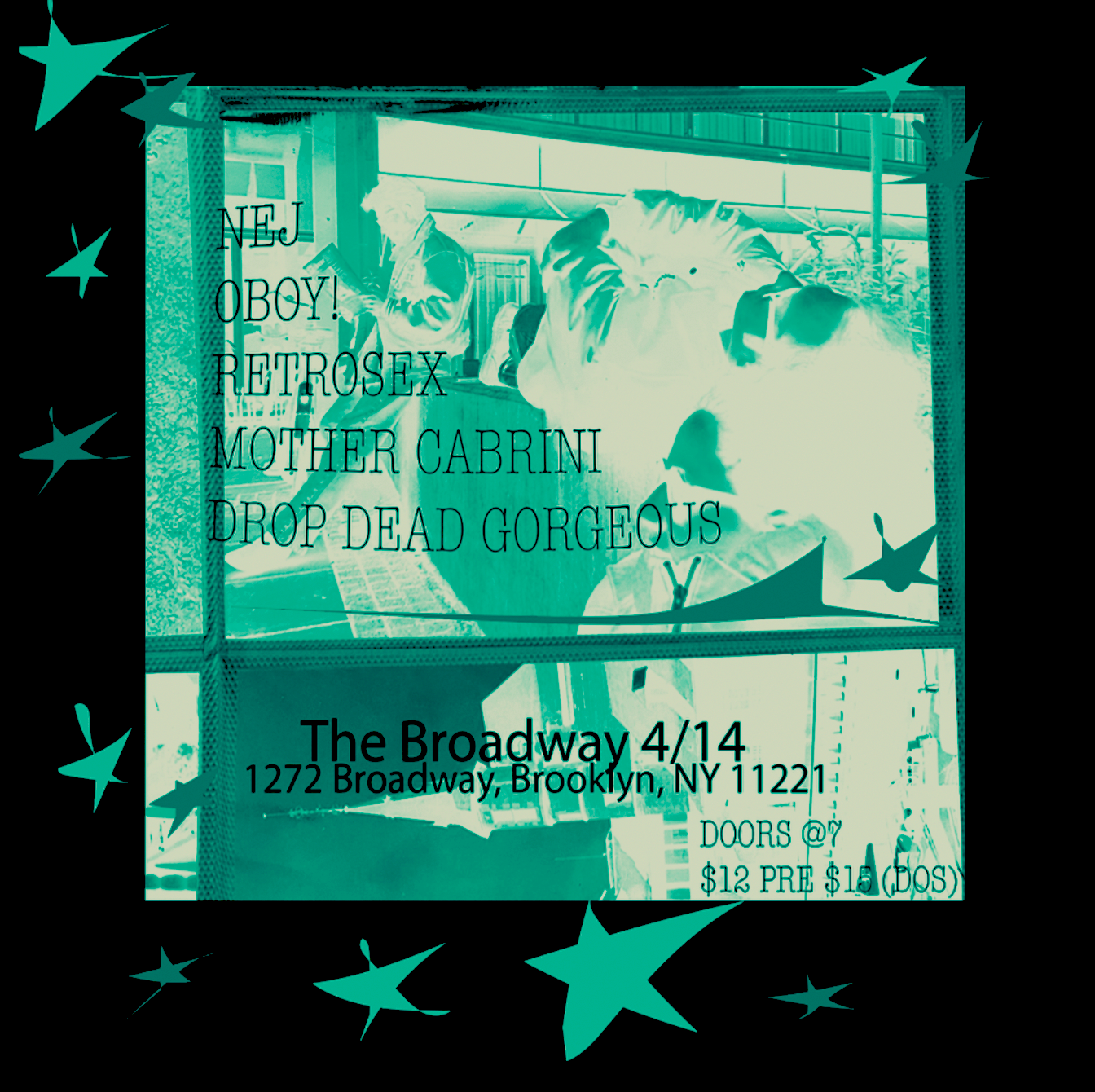 Mother Cabrini w/ Retrosex, Drop Dead Gorgeous, OBOY + NEJ