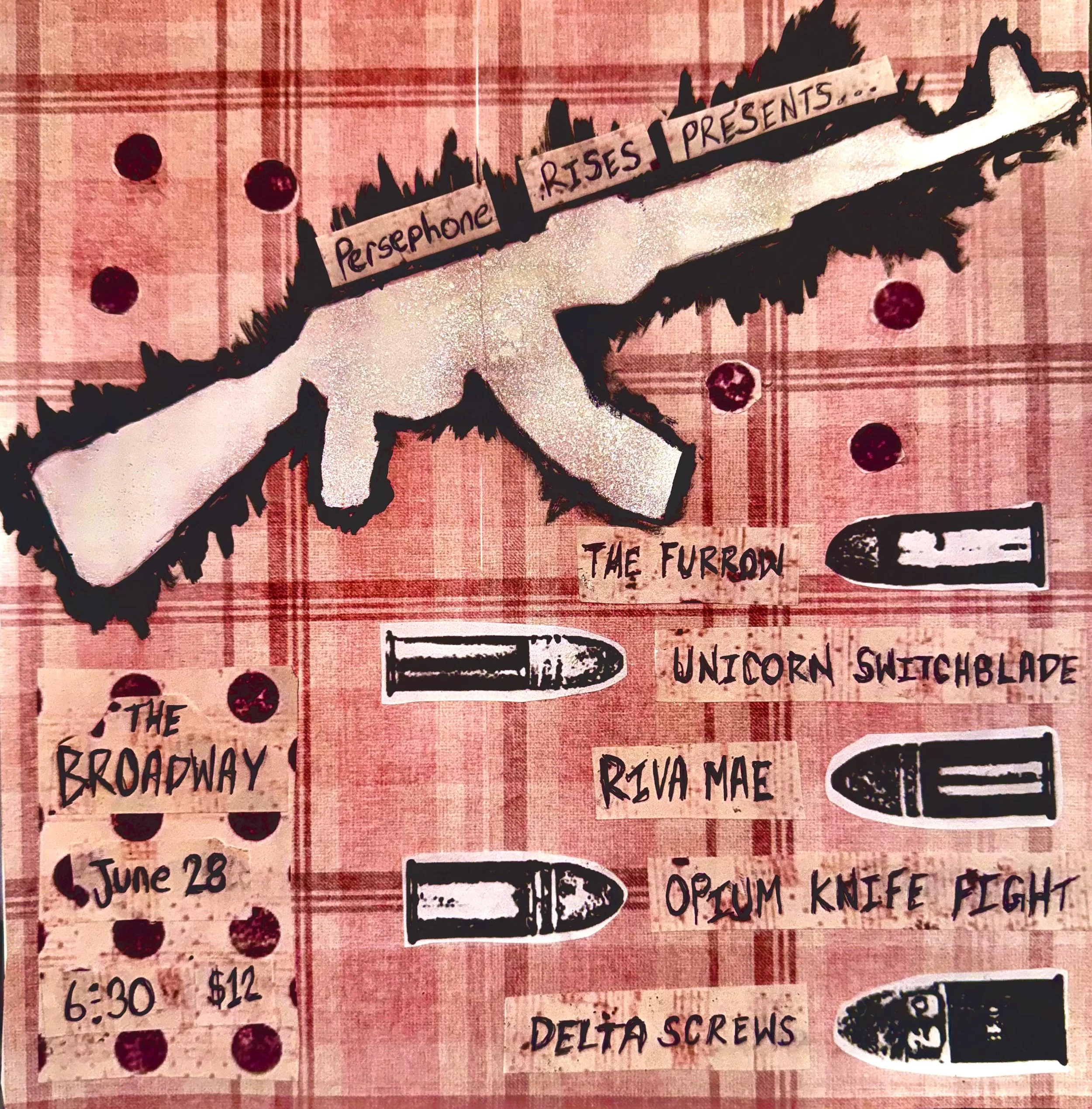The Furrow, Unicorn Switchblade, Riva Mae, Delta Screws, Opium Knife Fight