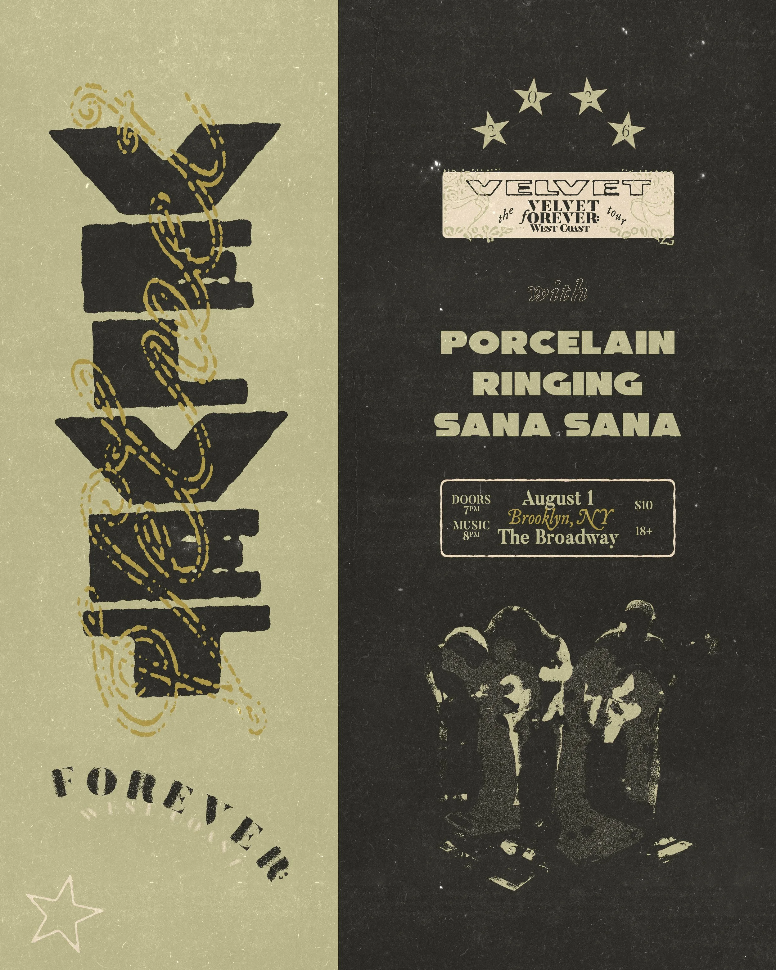Velvet w/ Porcelain, Ringing + Sana Sana