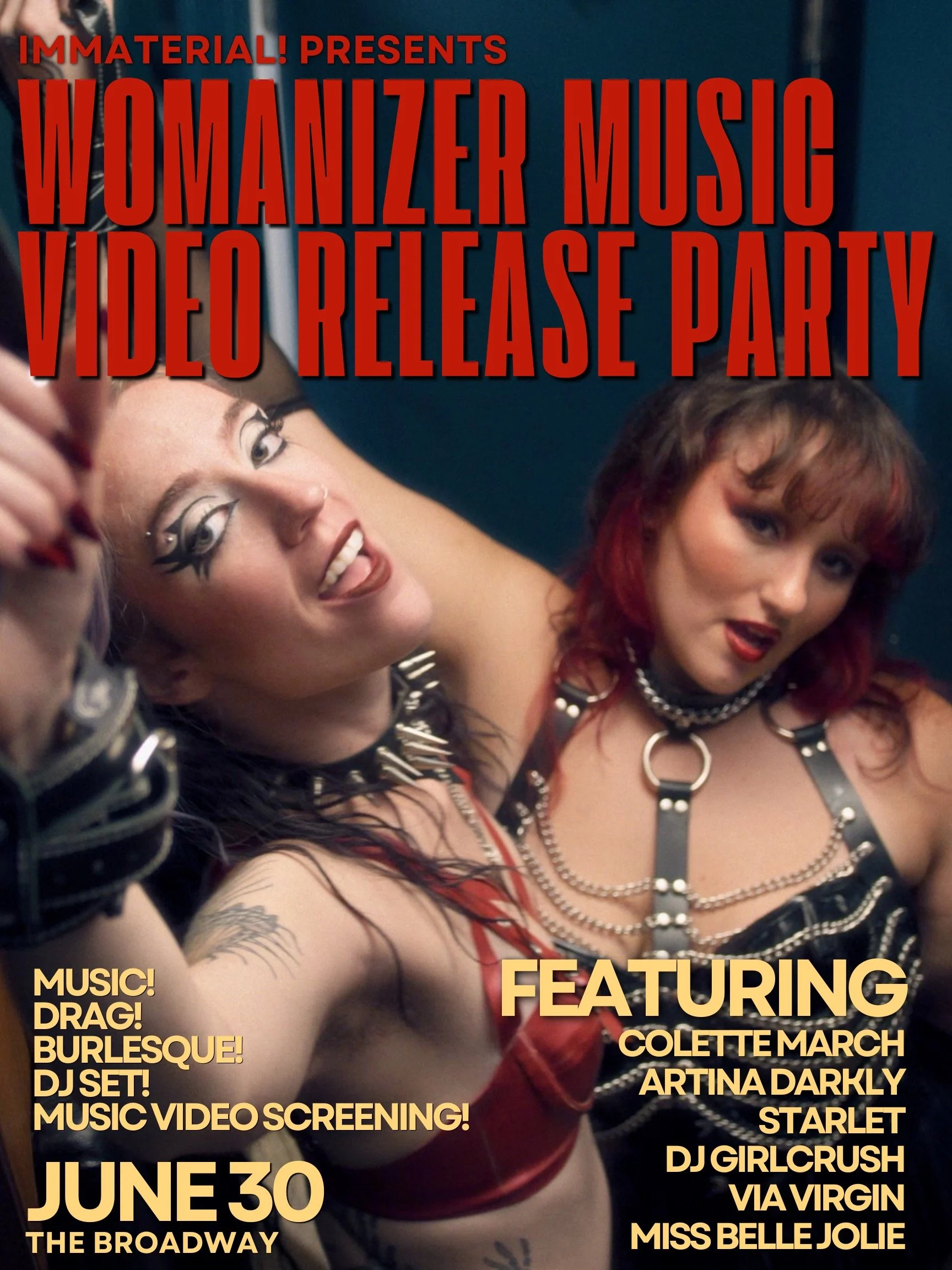 Immaterial! w/ Starlet, Via Virgin, Miss Belle Jolie, Artina Darkly + more