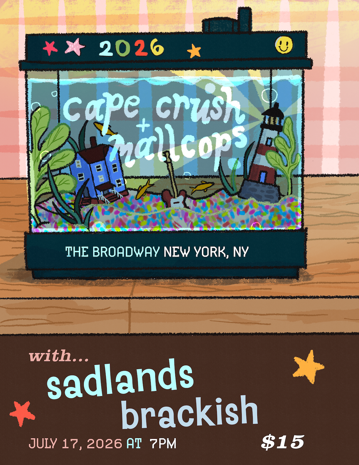 Sadlands, Cape Crush, Mallcops + Brackish