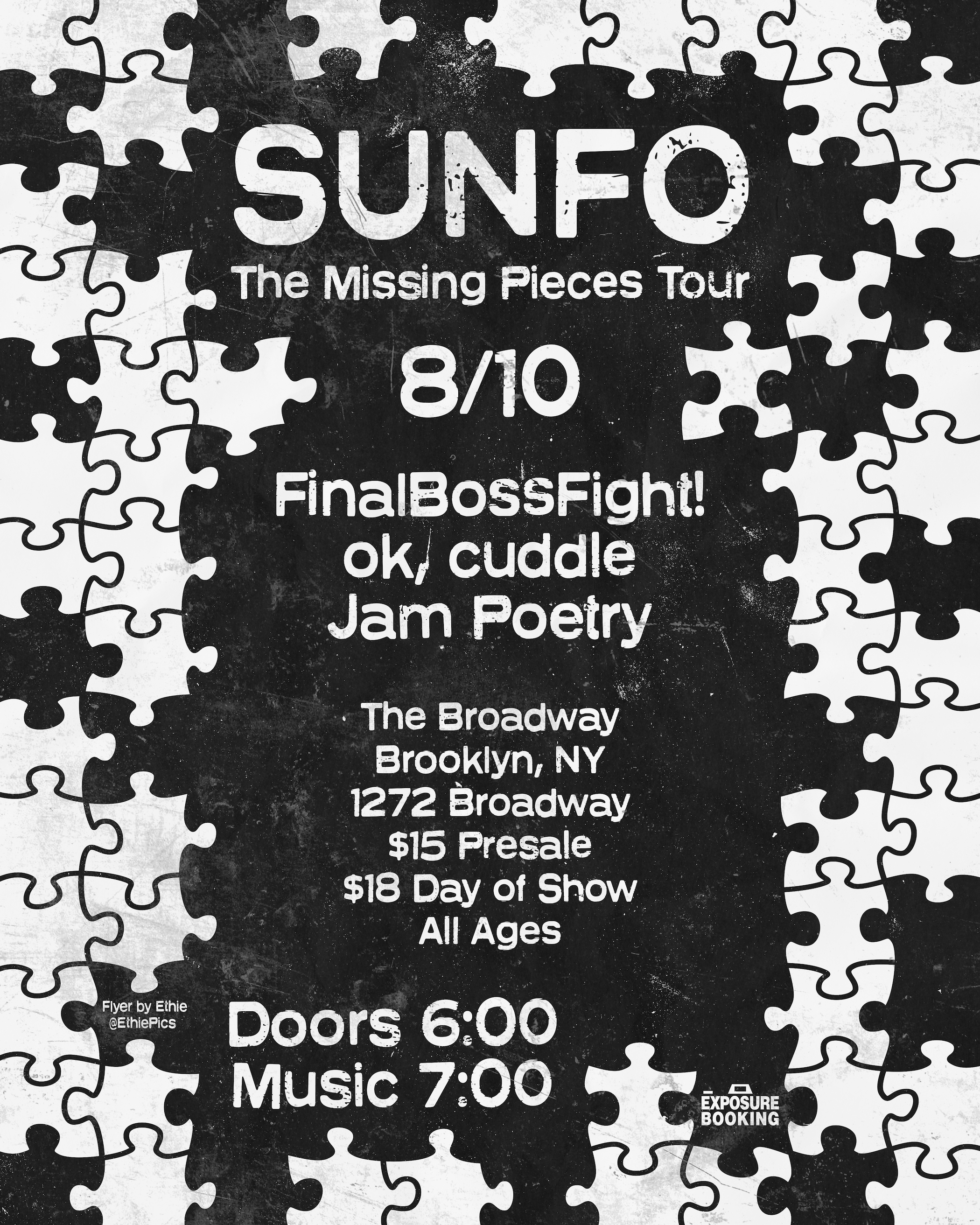 SUNFO w/ Final Boss Fight, ok, cuddle + Jam Poetry