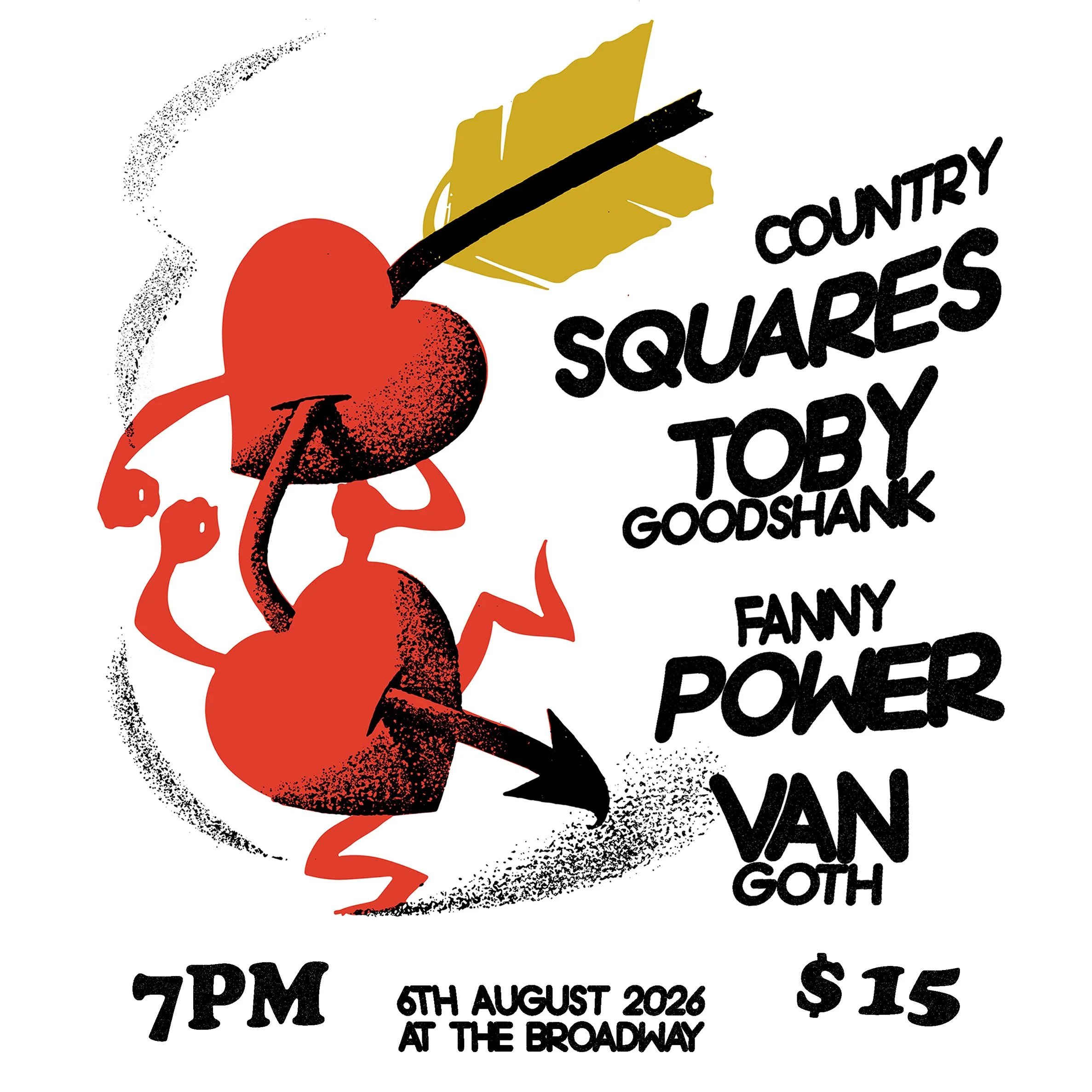 Toby Goodshank w/ Country Squares, Fanny Power + Van Goth