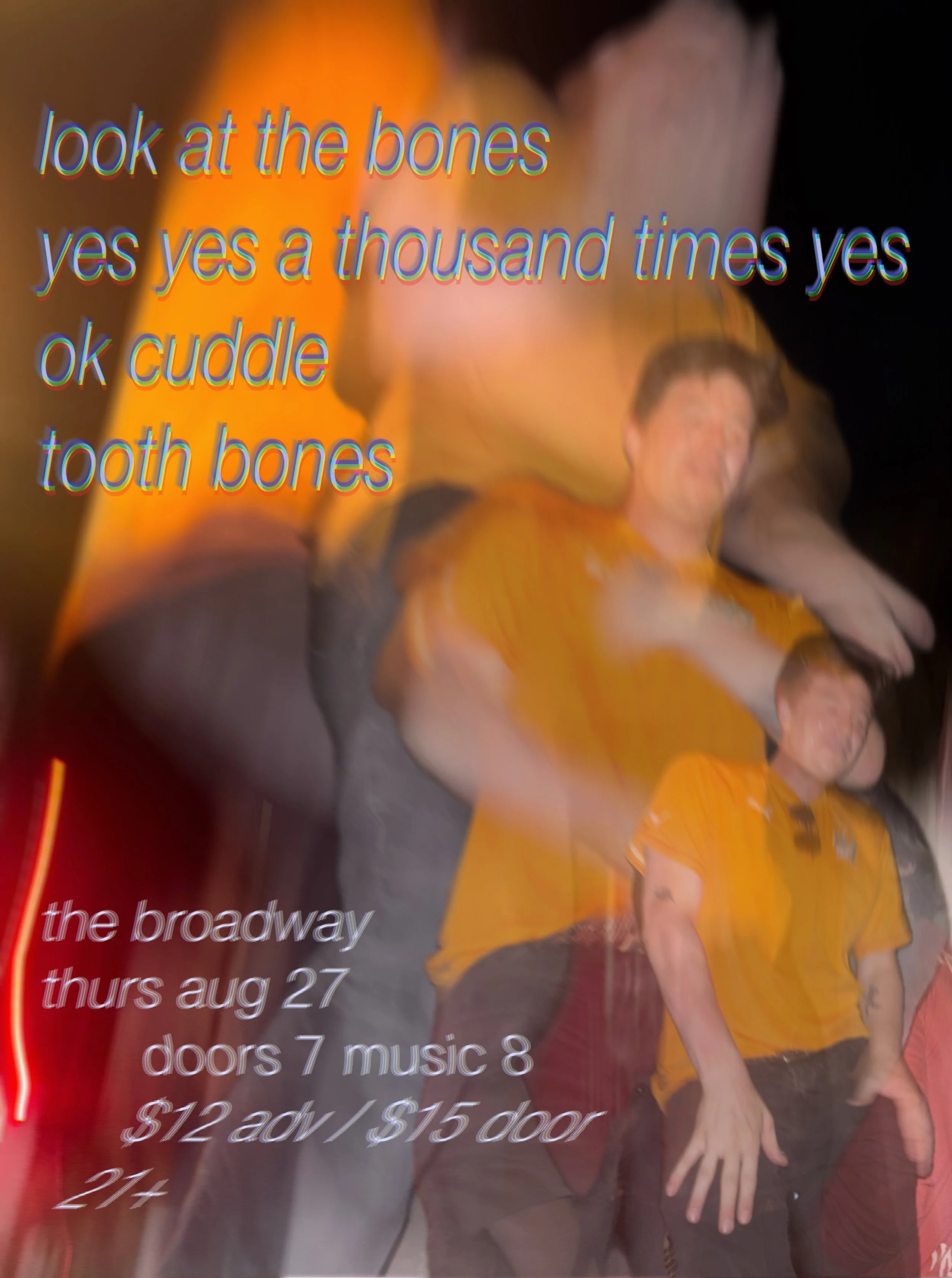 Look at the Bones w/ Yes Yes A Thousand Times Yes, ok, cuddle + tooth bones