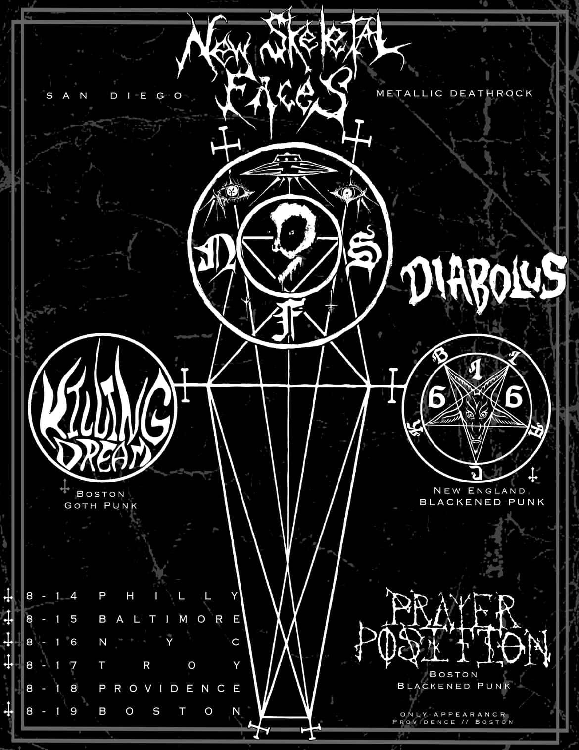 New Skeletal Faces w/ Diabolus + The Killing Dream