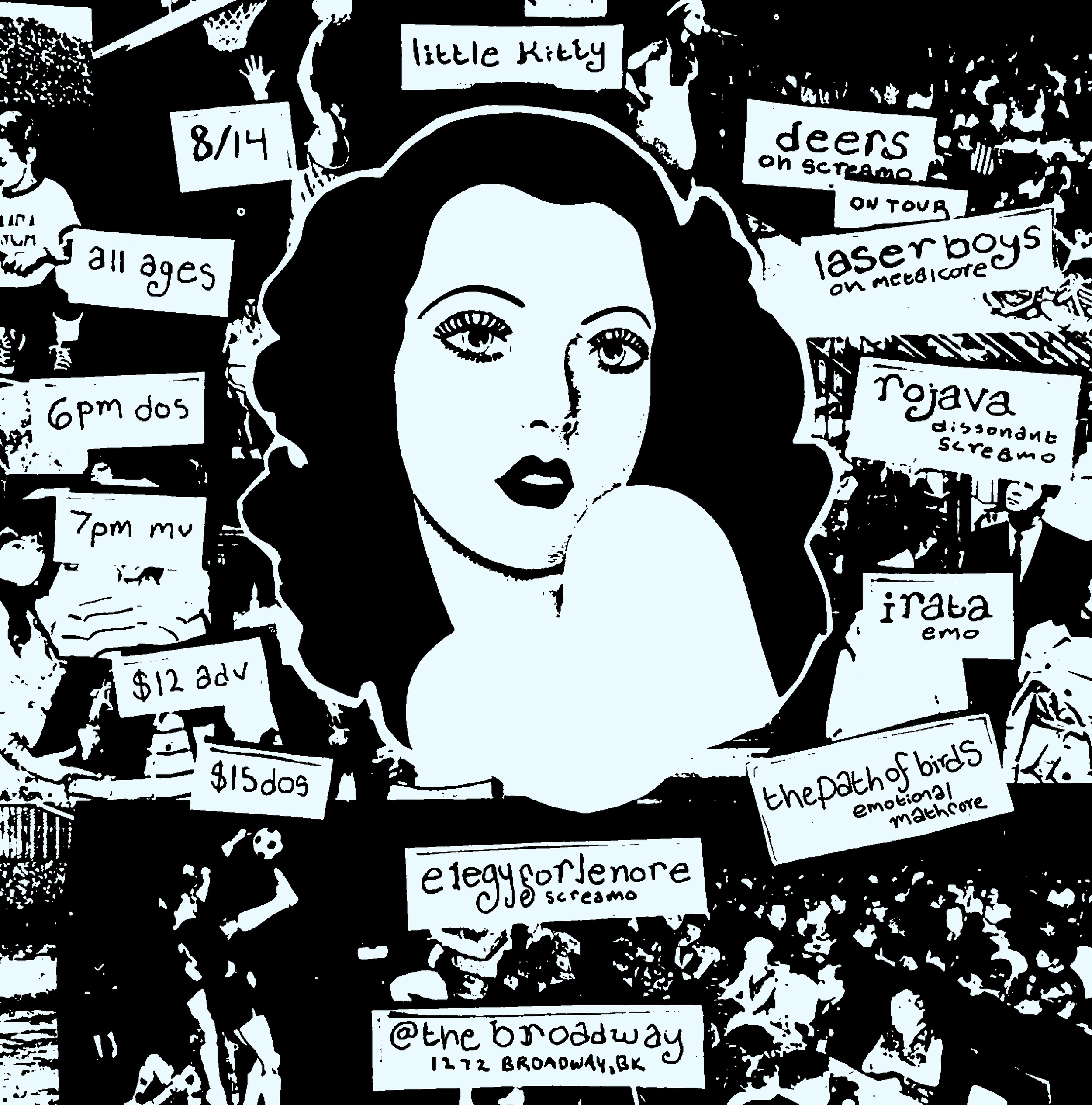 deers, laserboys, irata, rojava, path of birds + elegyforlenore