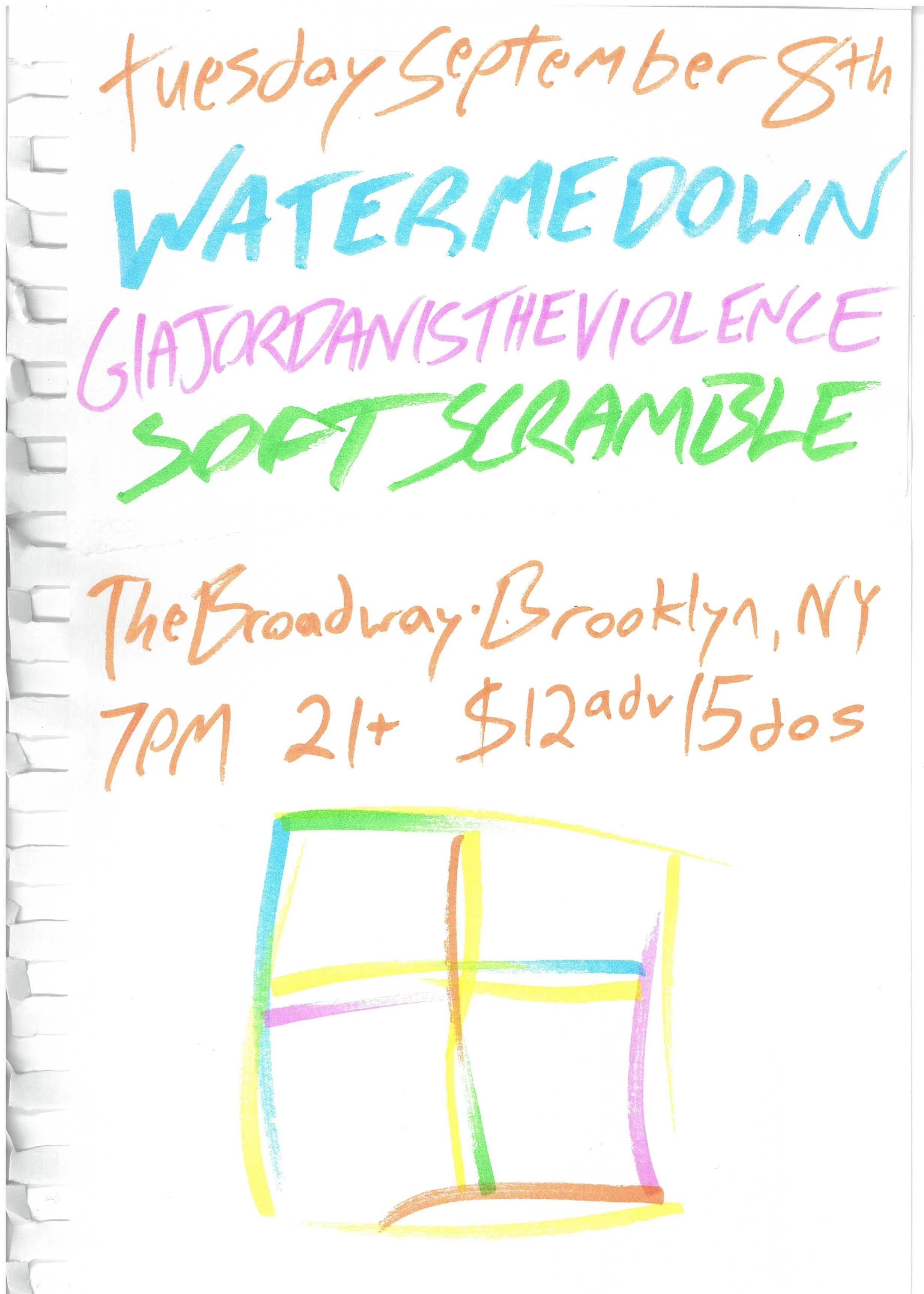 watermedown w/ GIAJORDANISTHEVIOLENCE + Soft Scramble