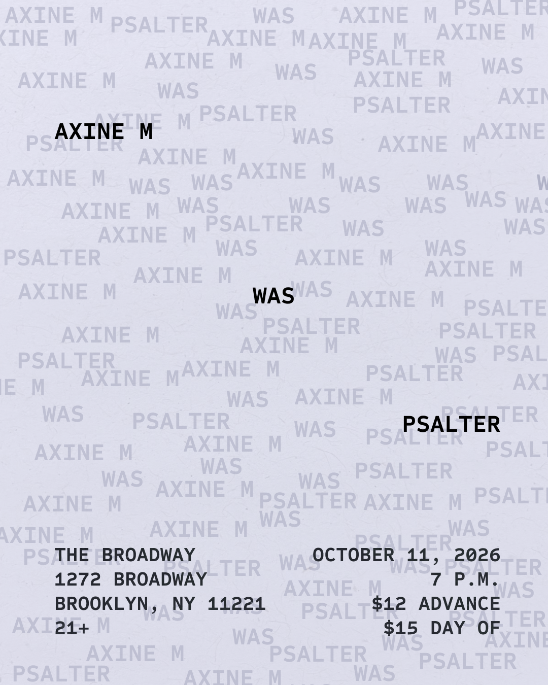 Axine M w/ was + Psalter